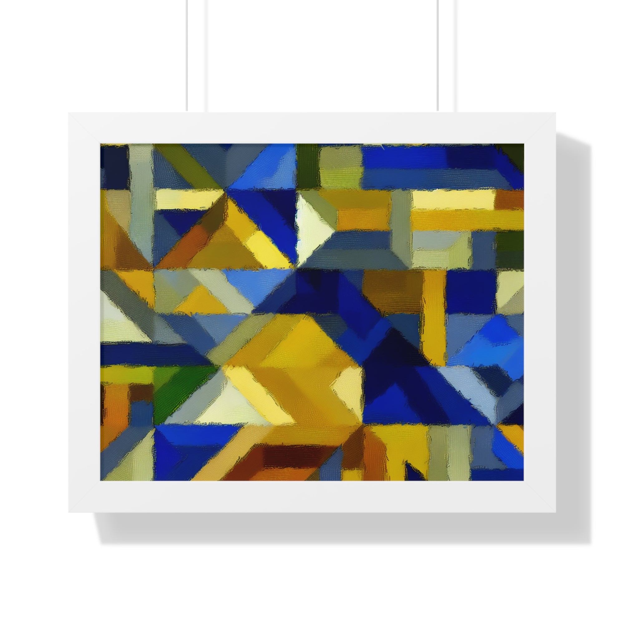 Fractured Vibrance and Motion | Framed Print