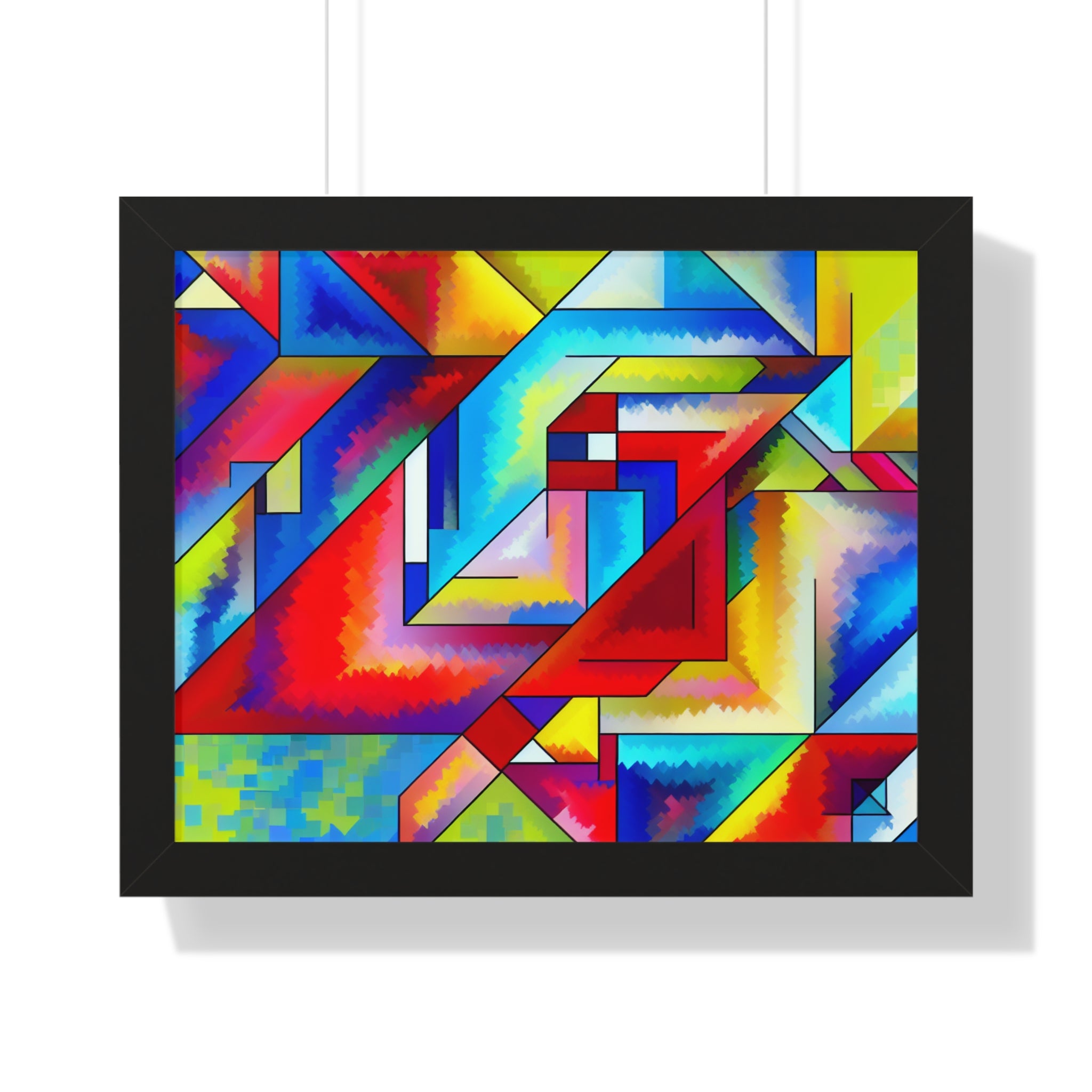 Energetic Harmony in Shapes | Framed Print