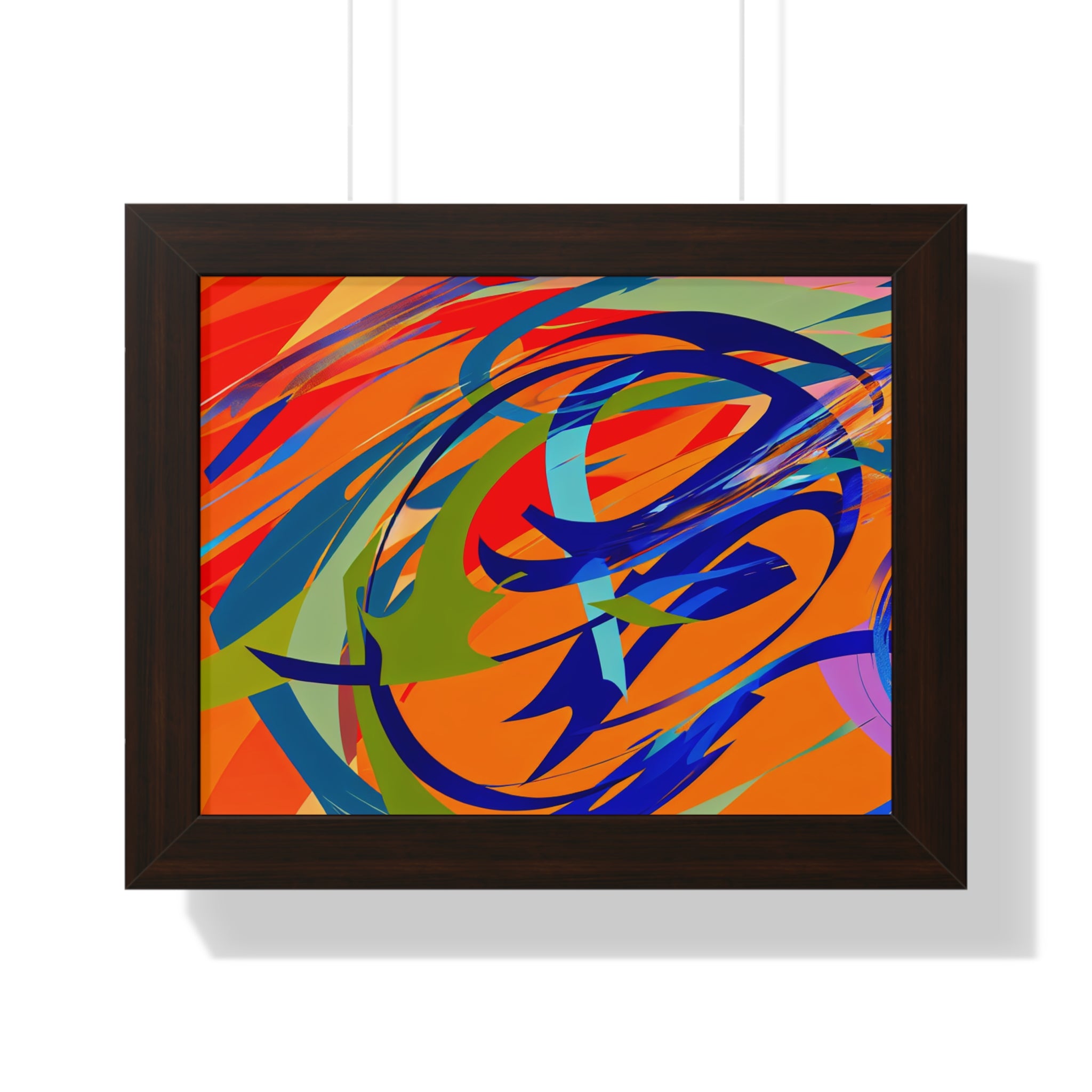 Chromatic Reverie and Motion | Framed Print