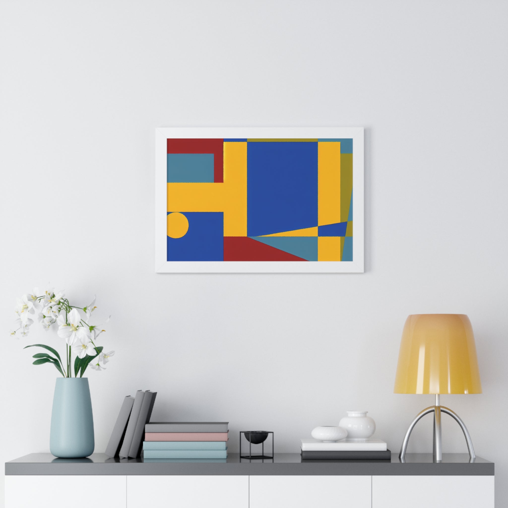 Chromatic Harmony and Motion | Framed Print