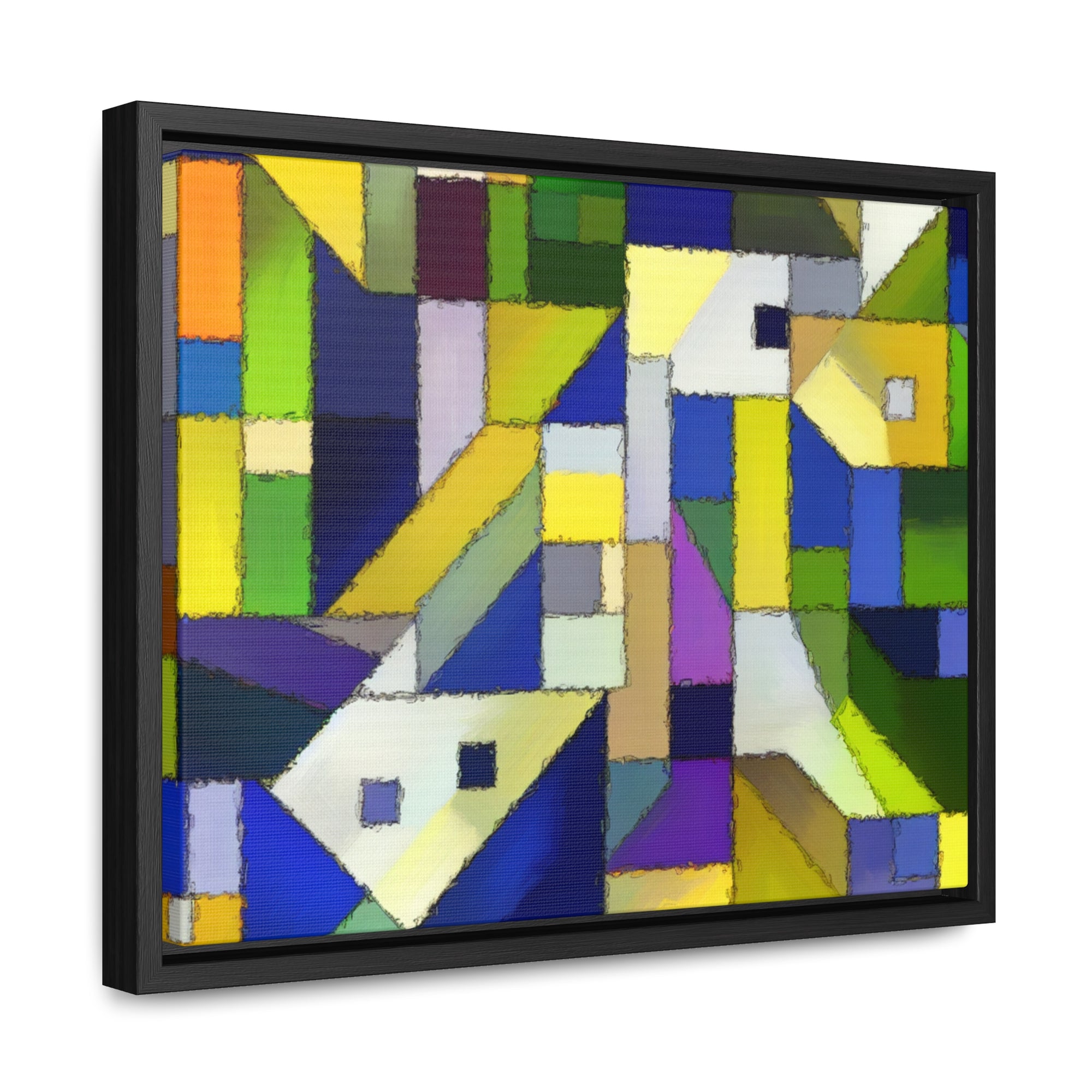 Fractured Harmony and Light | Framed Canvas