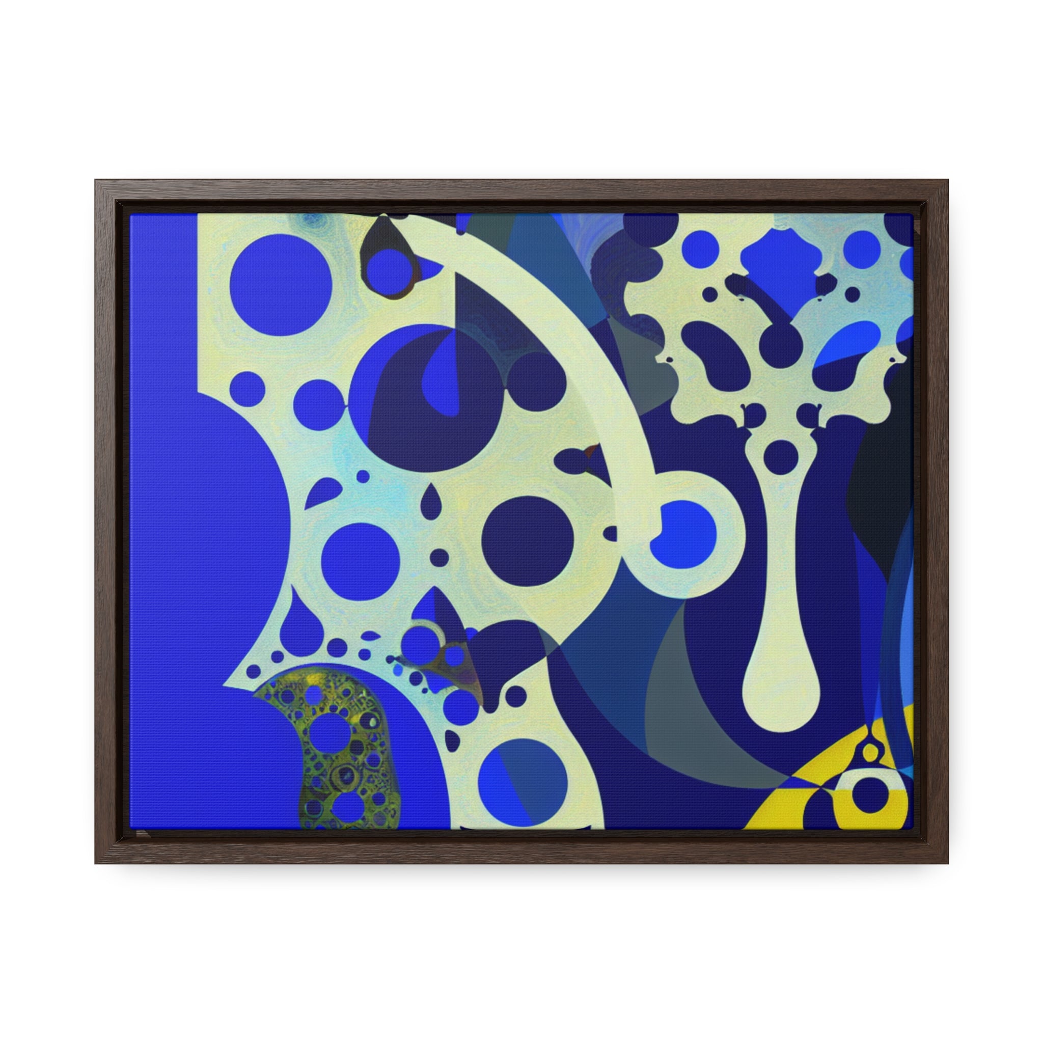 Fluid Dreams and Shadows | Framed Canvas