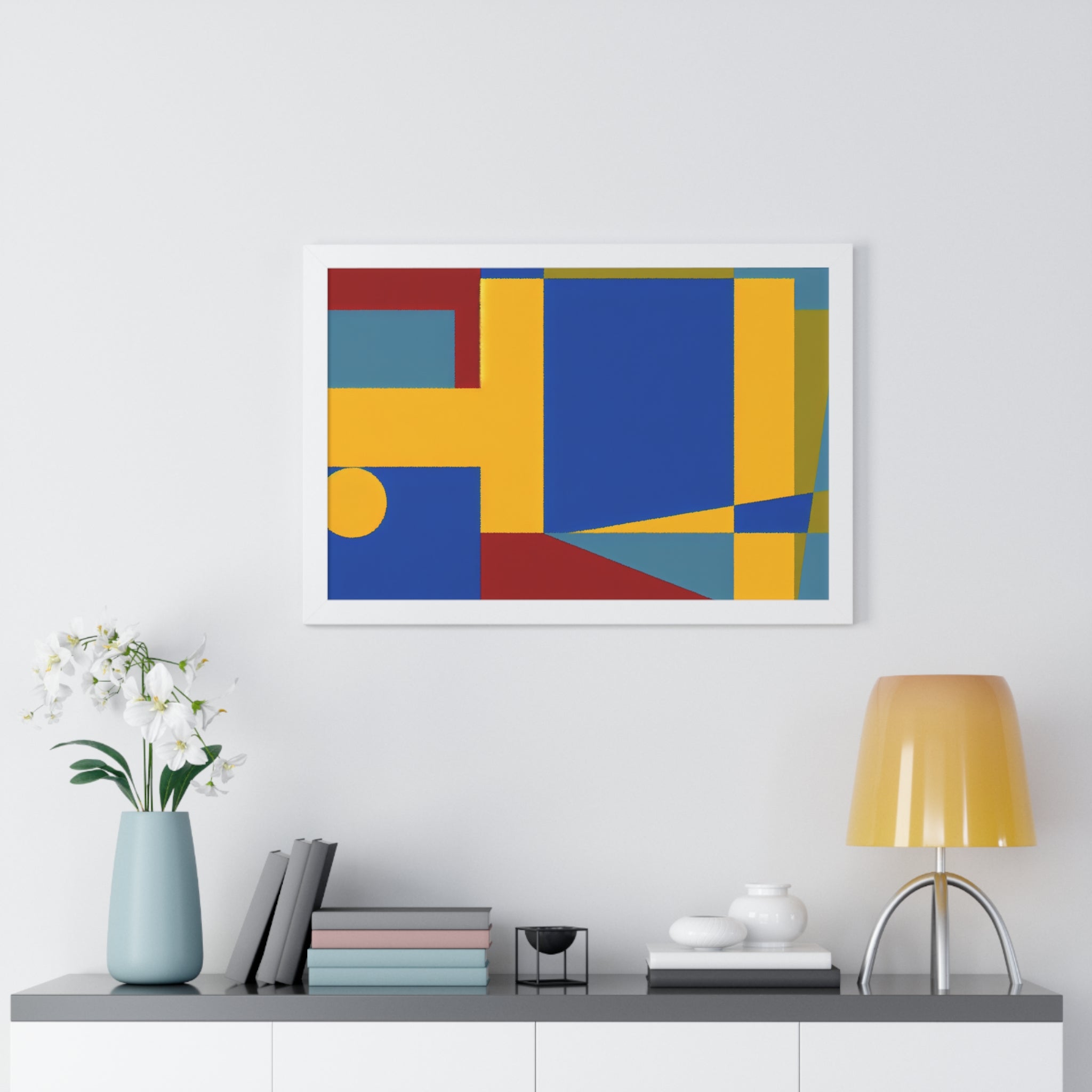 Chromatic Harmony and Motion | Framed Print