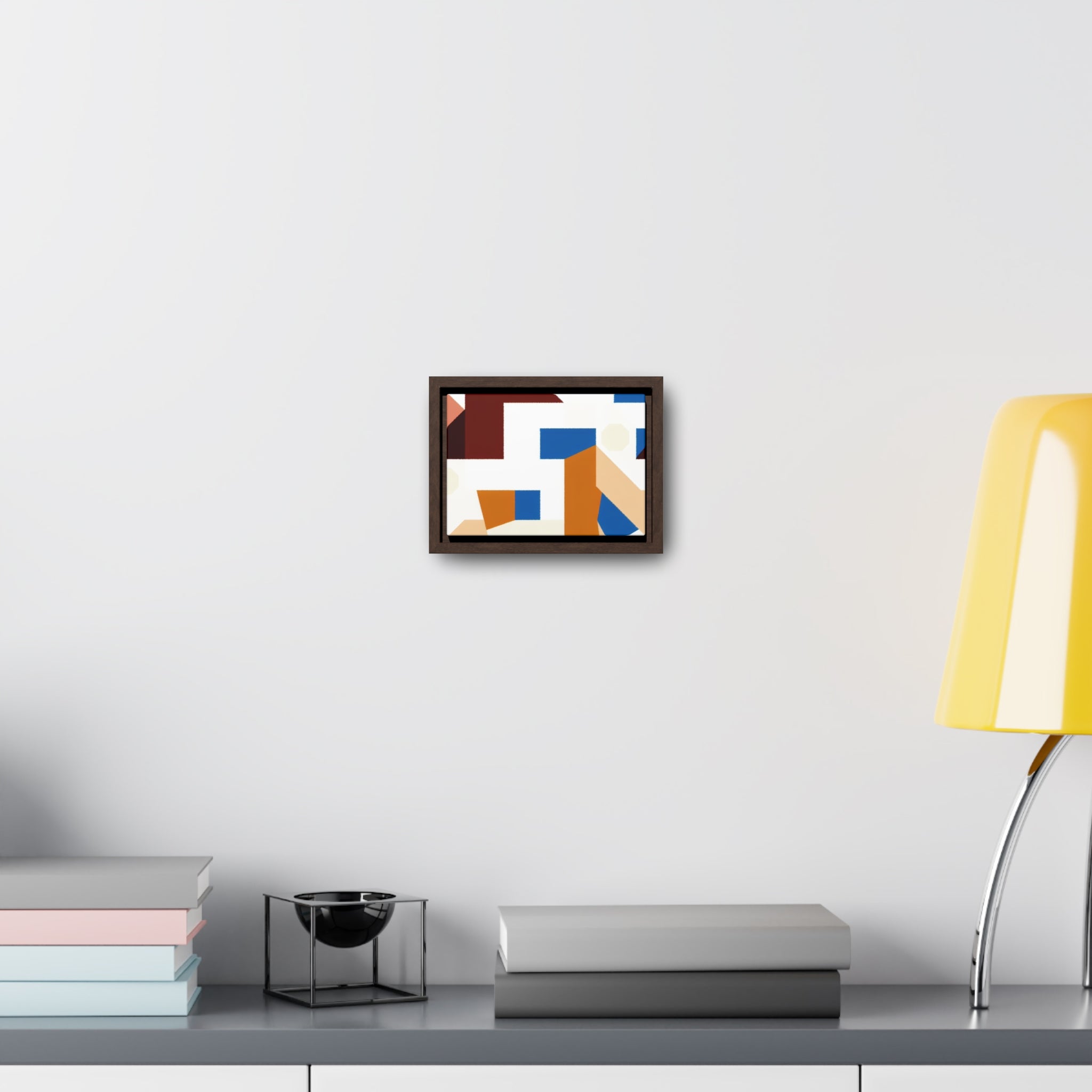 Rhythmic Fragments of Color | Framed Canvas