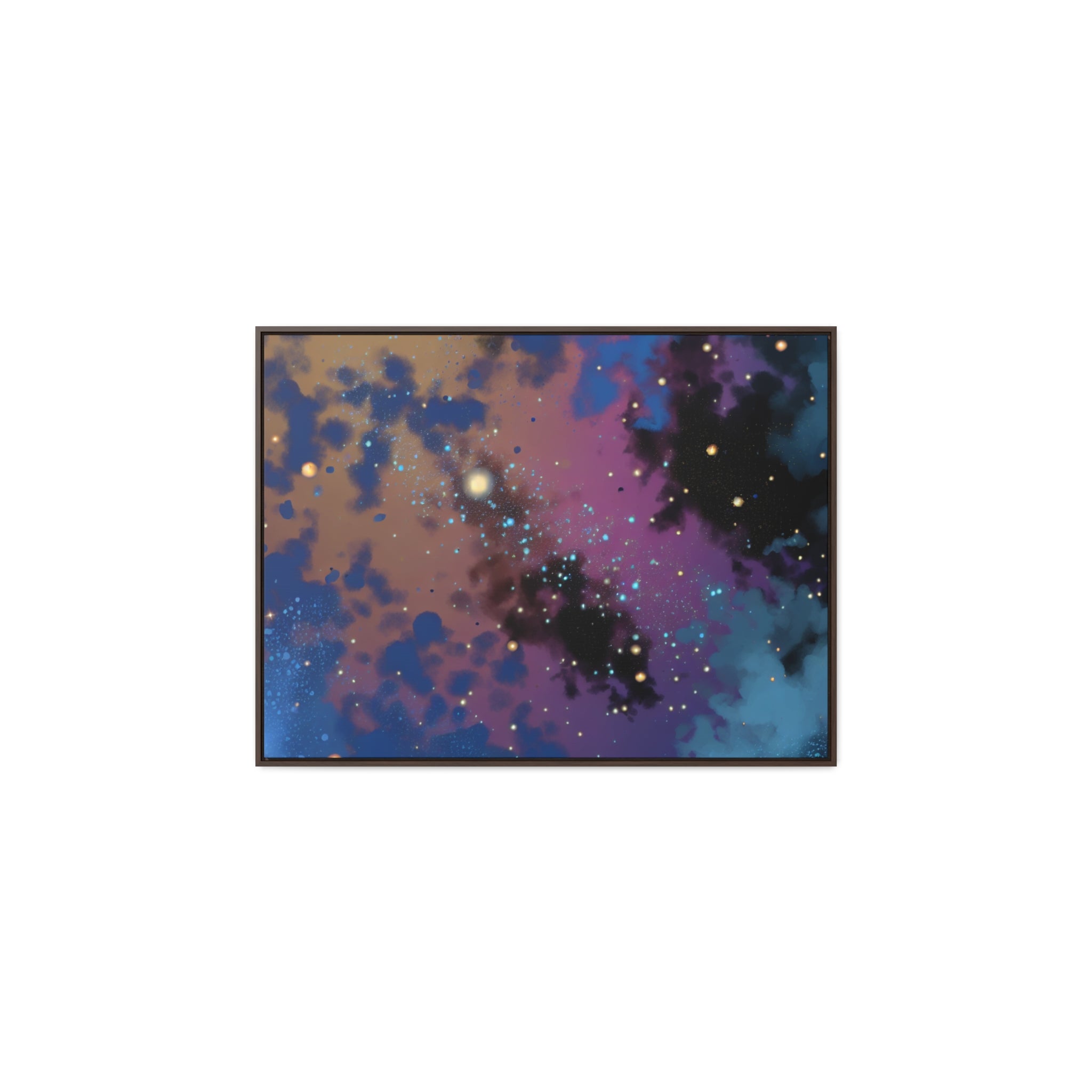 Galactic Whispers and Dreams | Framed Canvas