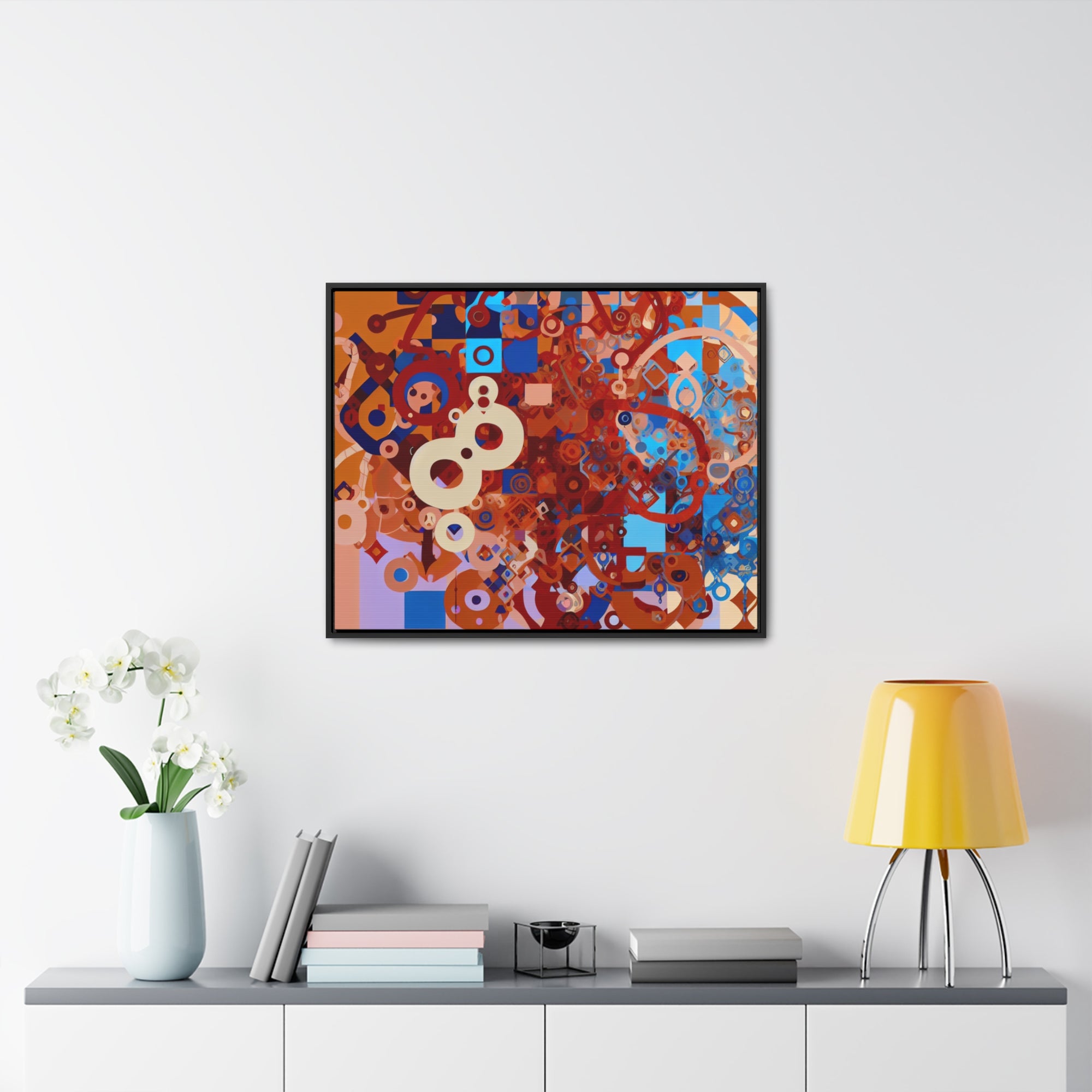 Kaleidoscope Dreams and Whimsy | Framed Canvas