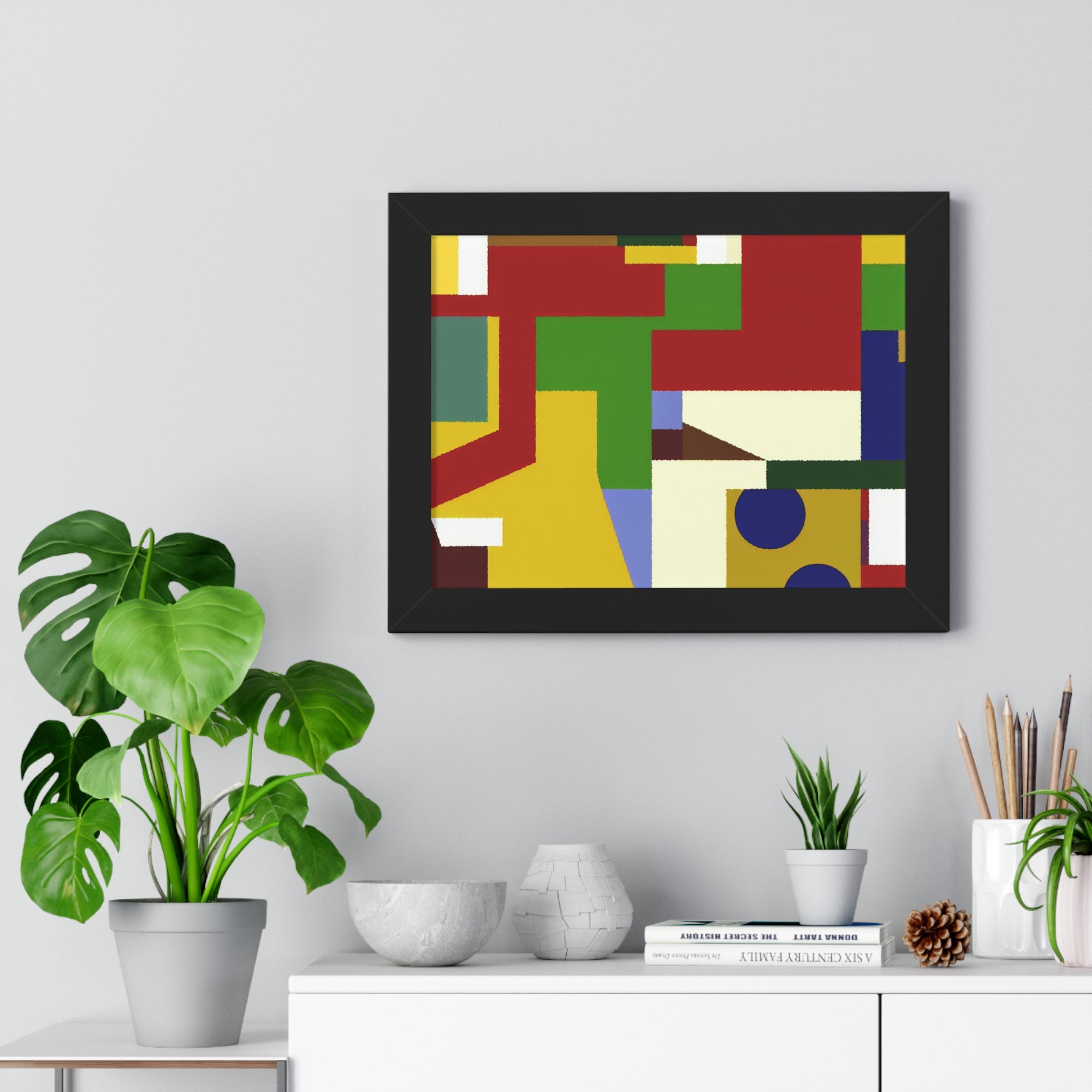 Geometric Harmony Unleashed | Framed Print