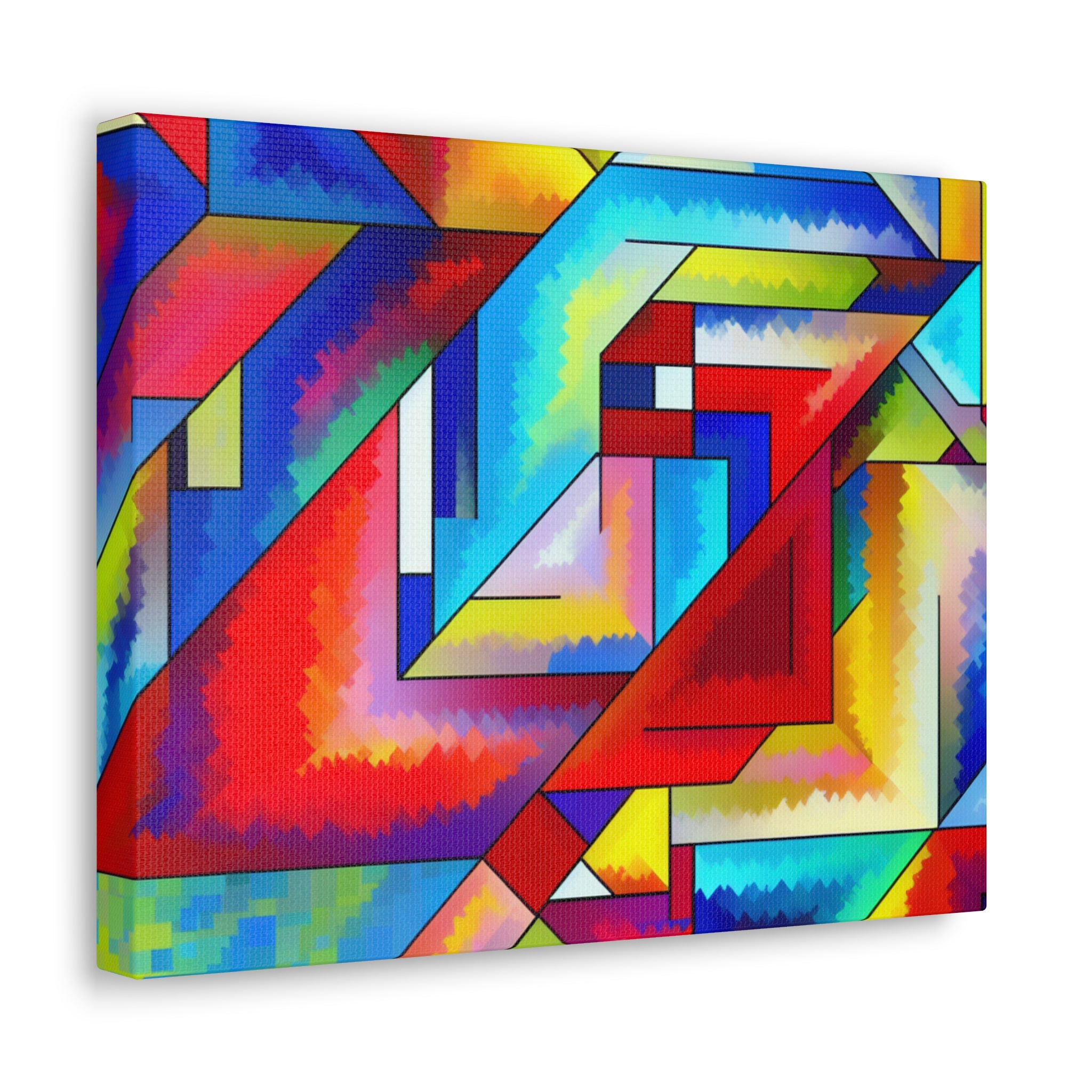 Energetic Harmony in Shapes | Canvas