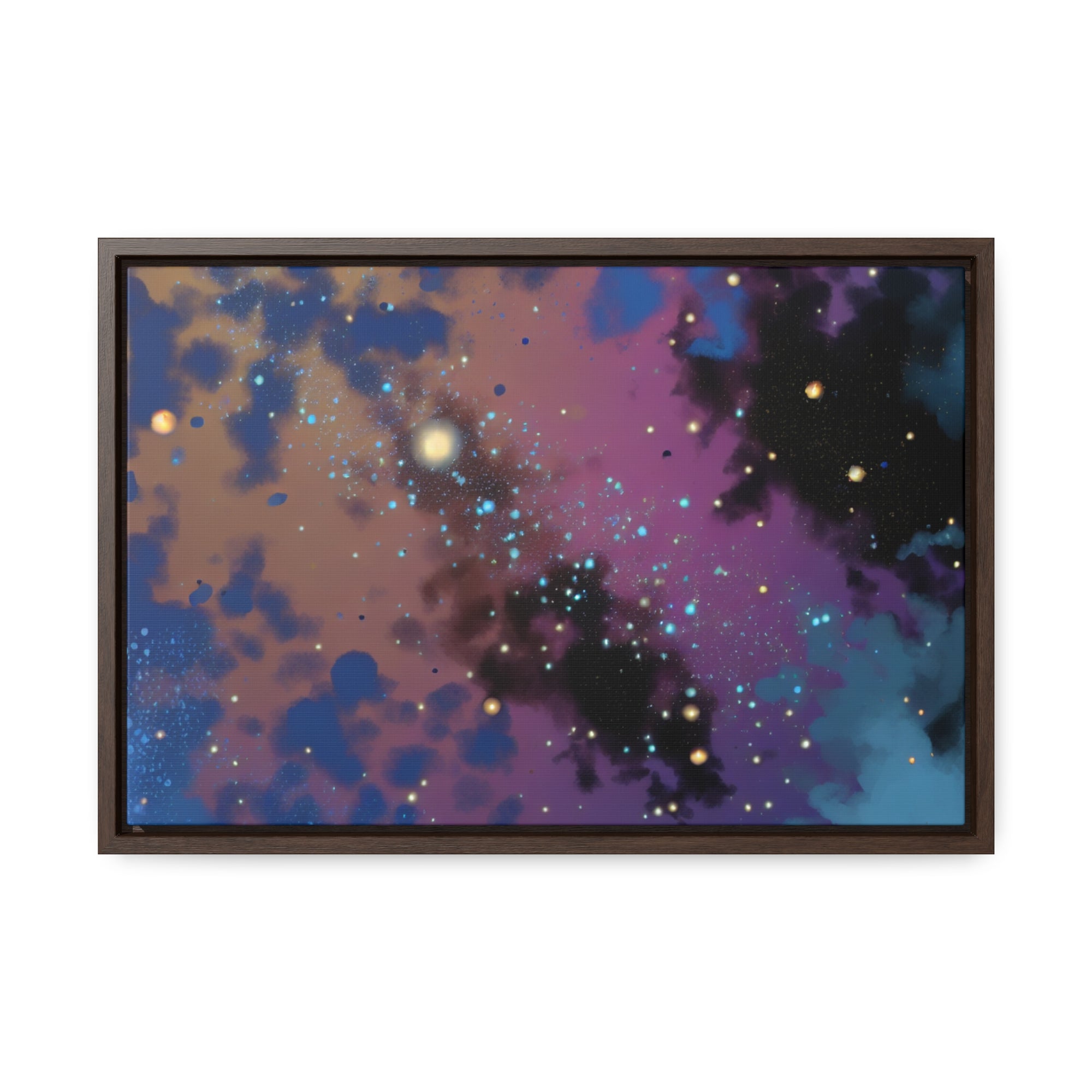 Galactic Whispers and Dreams | Framed Canvas