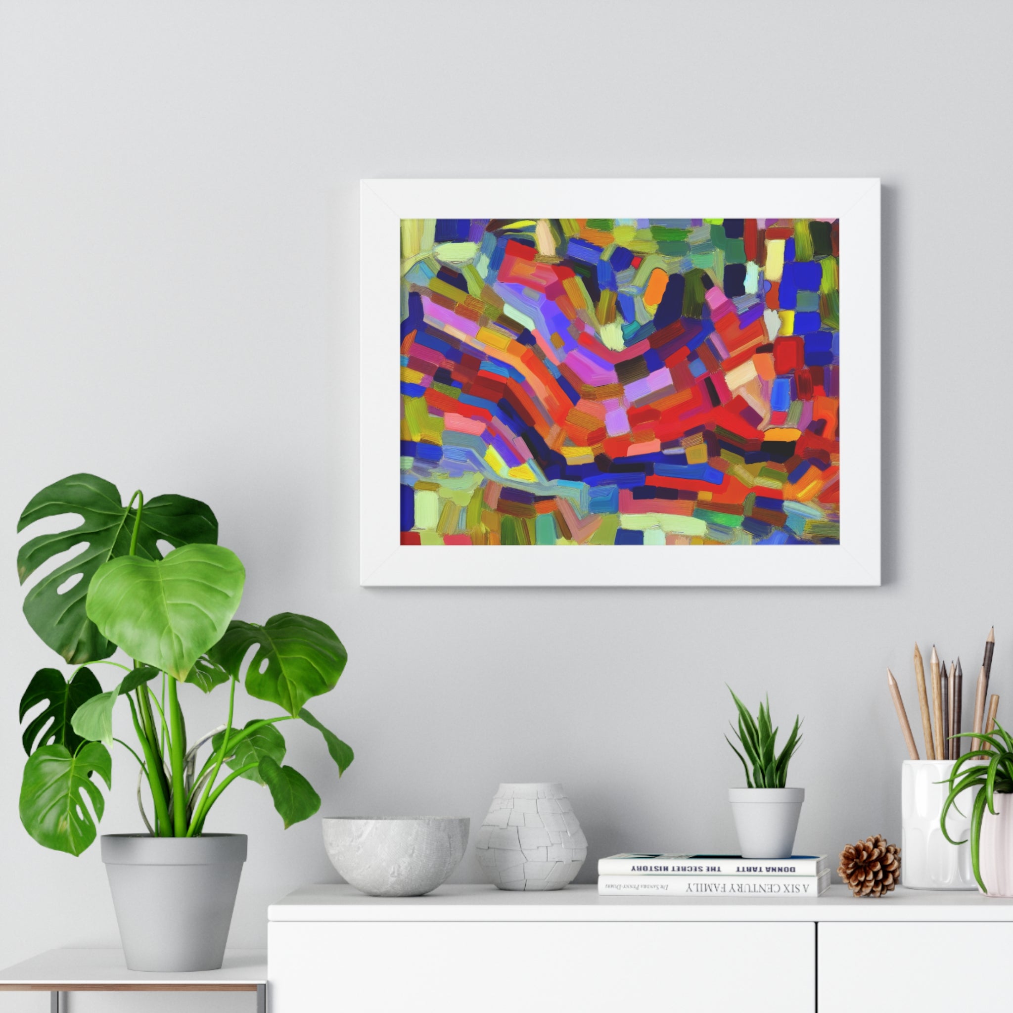 Vivid Echoes in Motion | Framed Print