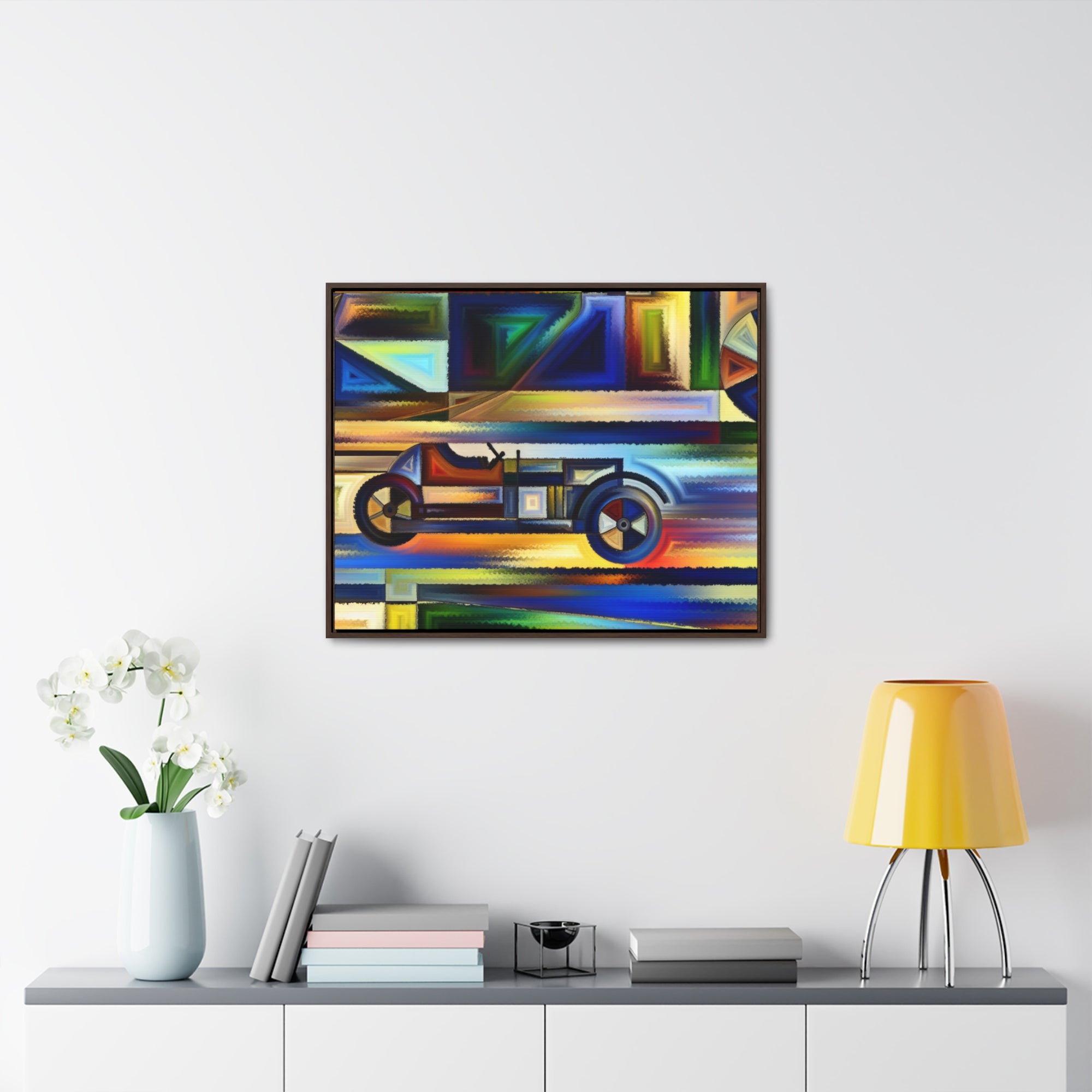 Velocity and Vibration | Framed Canvas