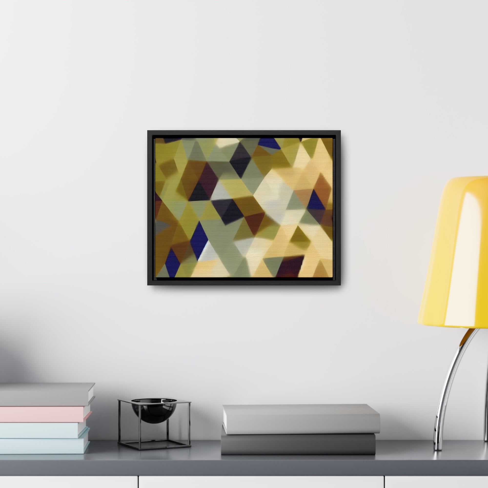 Retro Reflections and Whispers | Framed Canvas