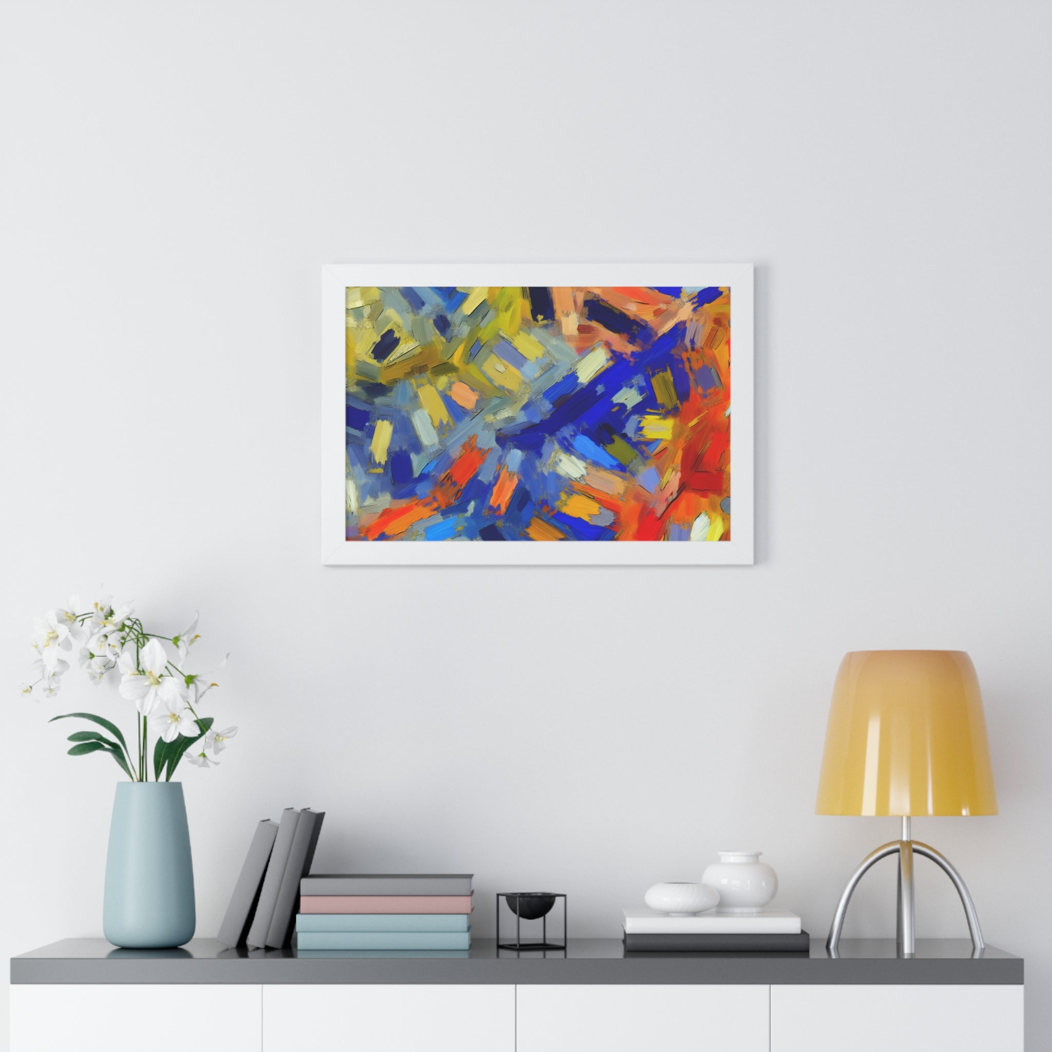 Chromatic Dance of Emotion | Framed Print