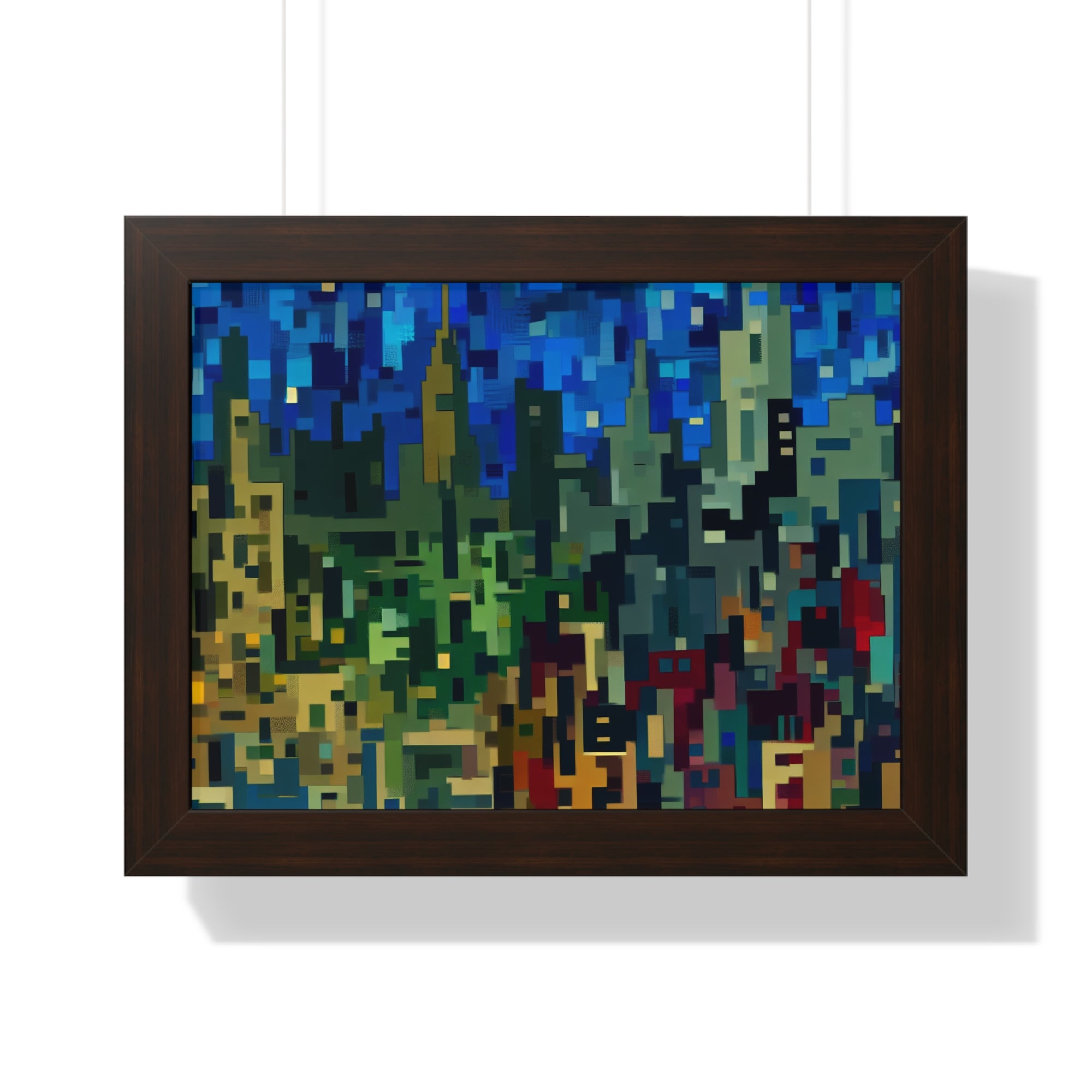 Metalline Urban Reverie | Framed Print