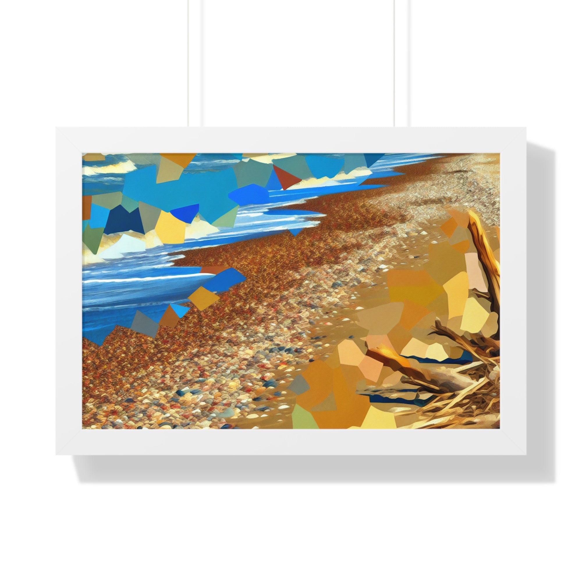 Tidal Whispers and Sunlight | Framed Print