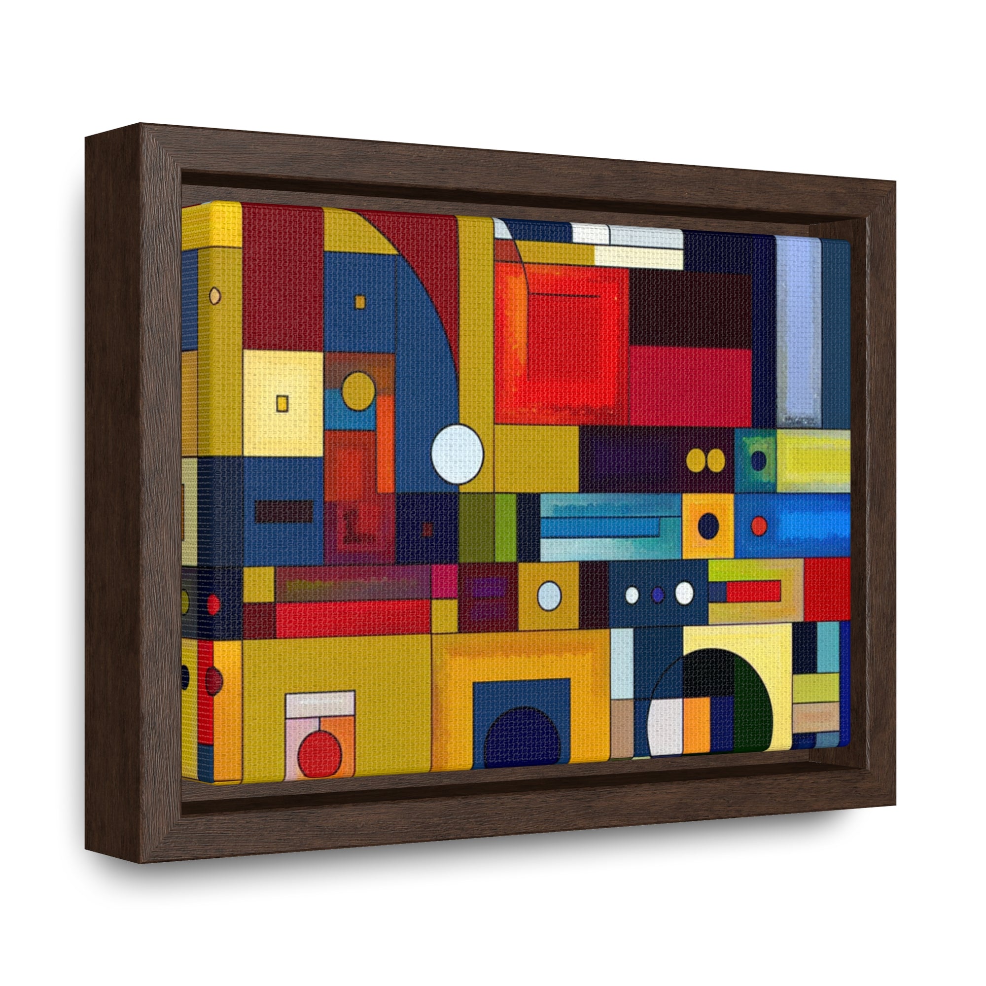 Chromatic Intersections | Framed Canvas