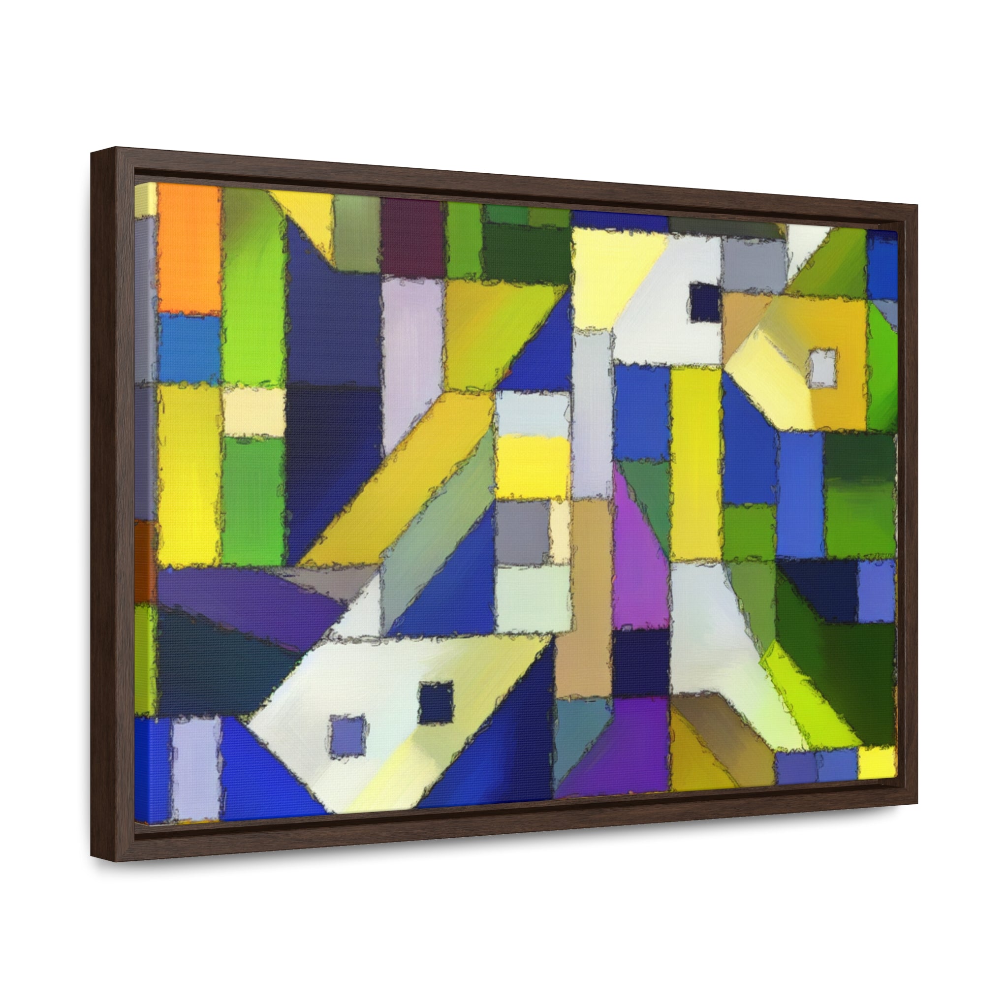 Fractured Harmony and Light | Framed Canvas