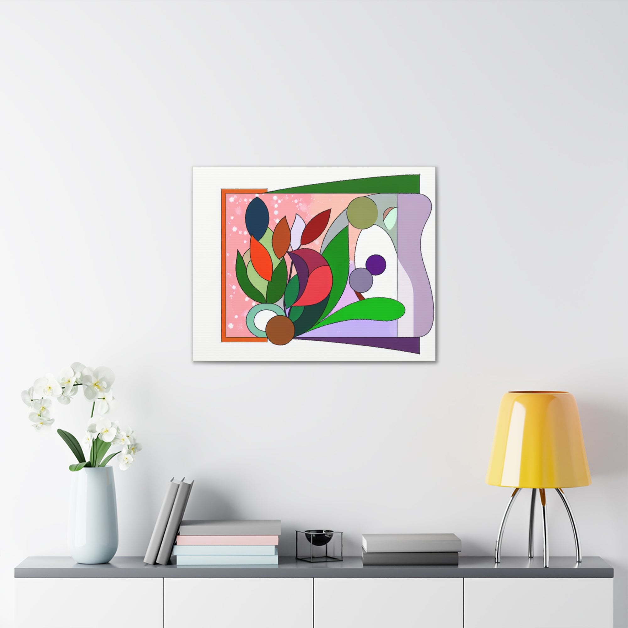 Verdant Whispers and Blooms | Canvas