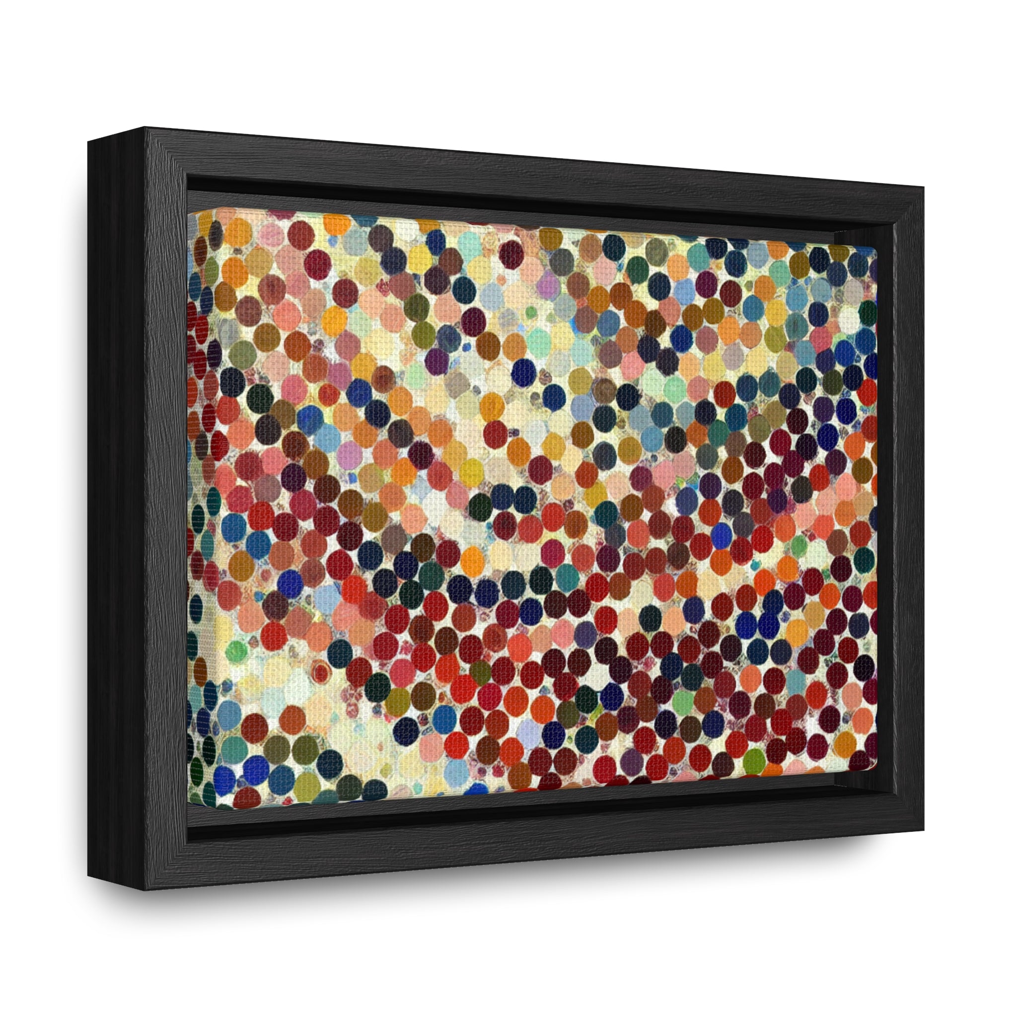 Waves of Colorful Whispers | Framed Canvas