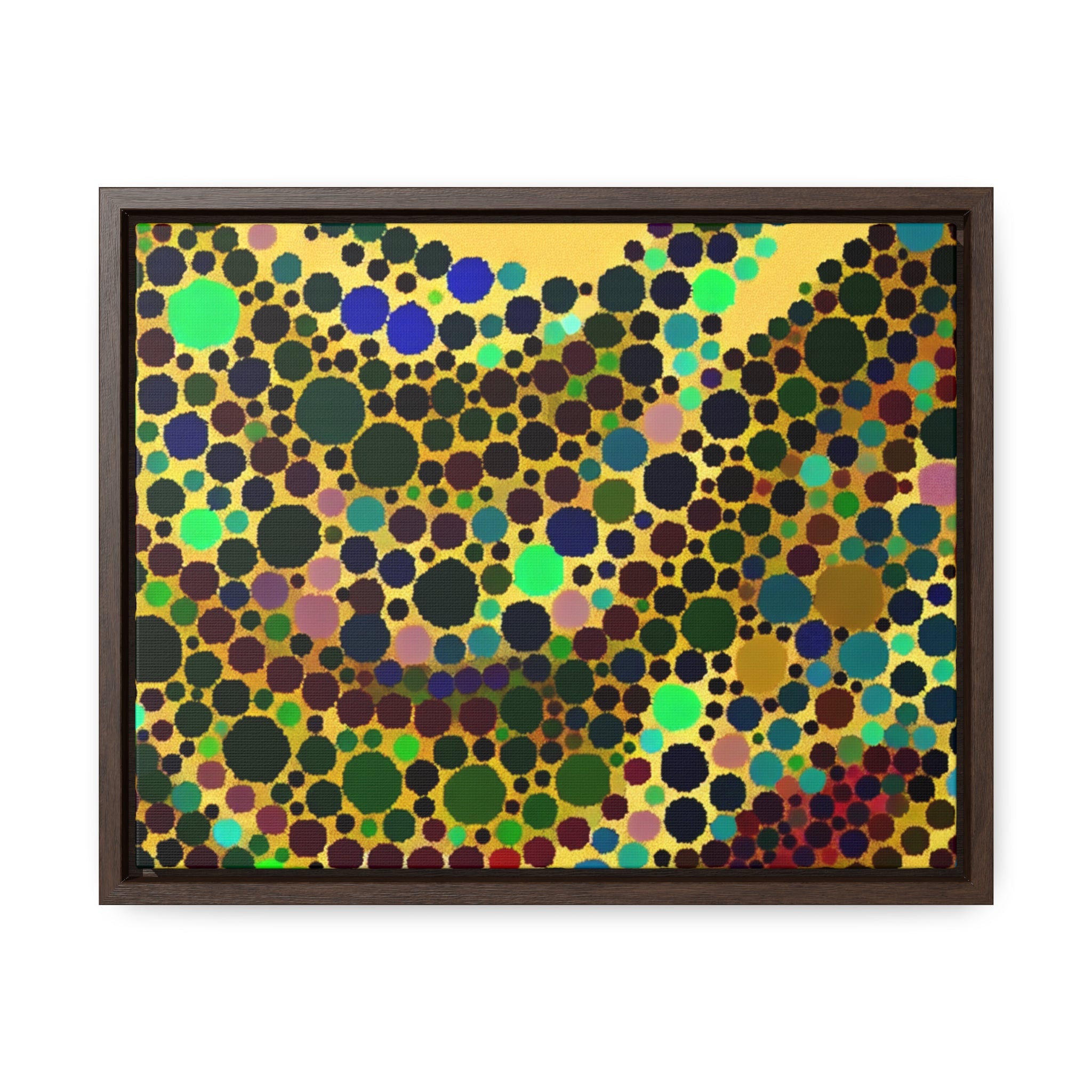 Circles of Cosmic Flow | Framed Canvas