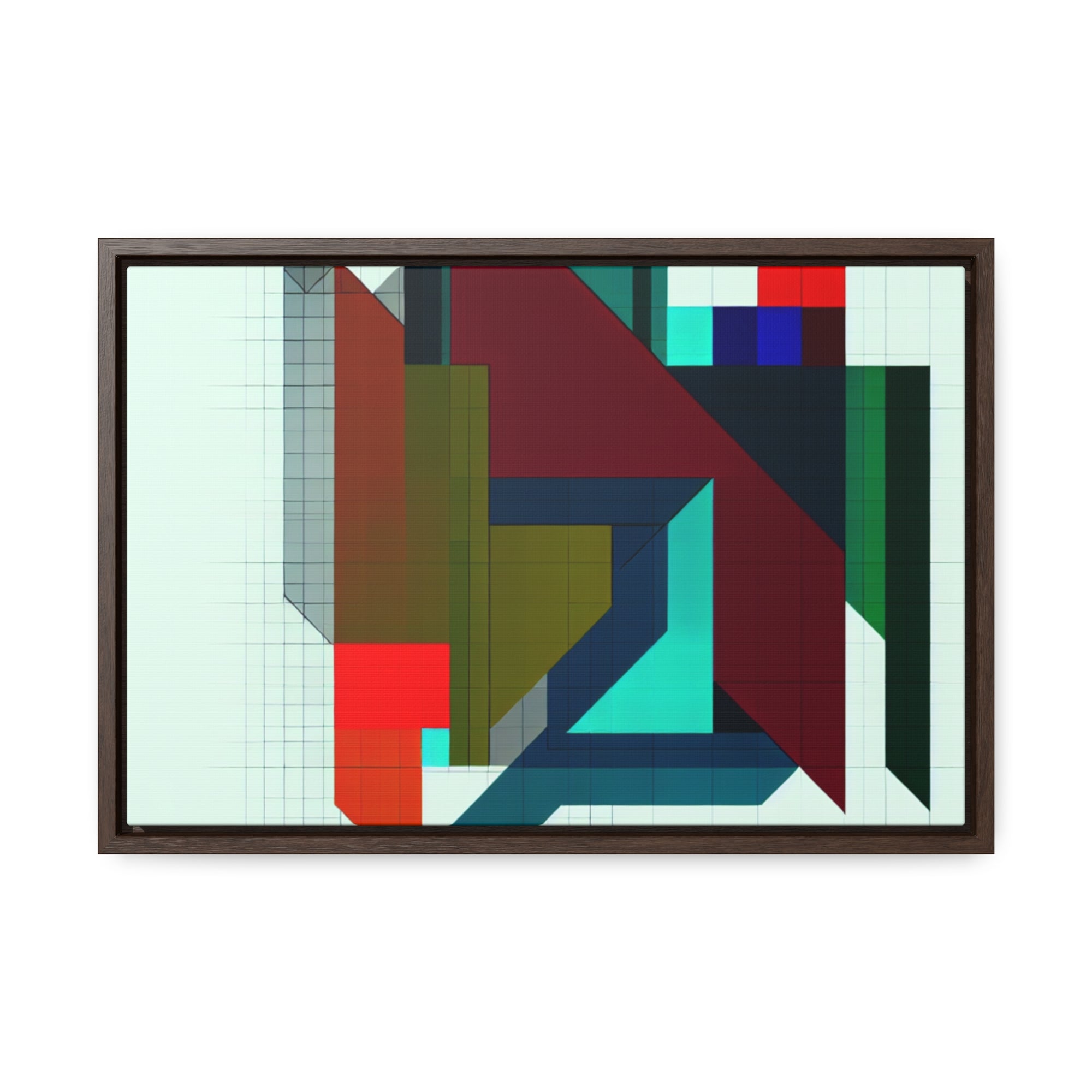 Fractured Harmony and Motion | Framed Canvas