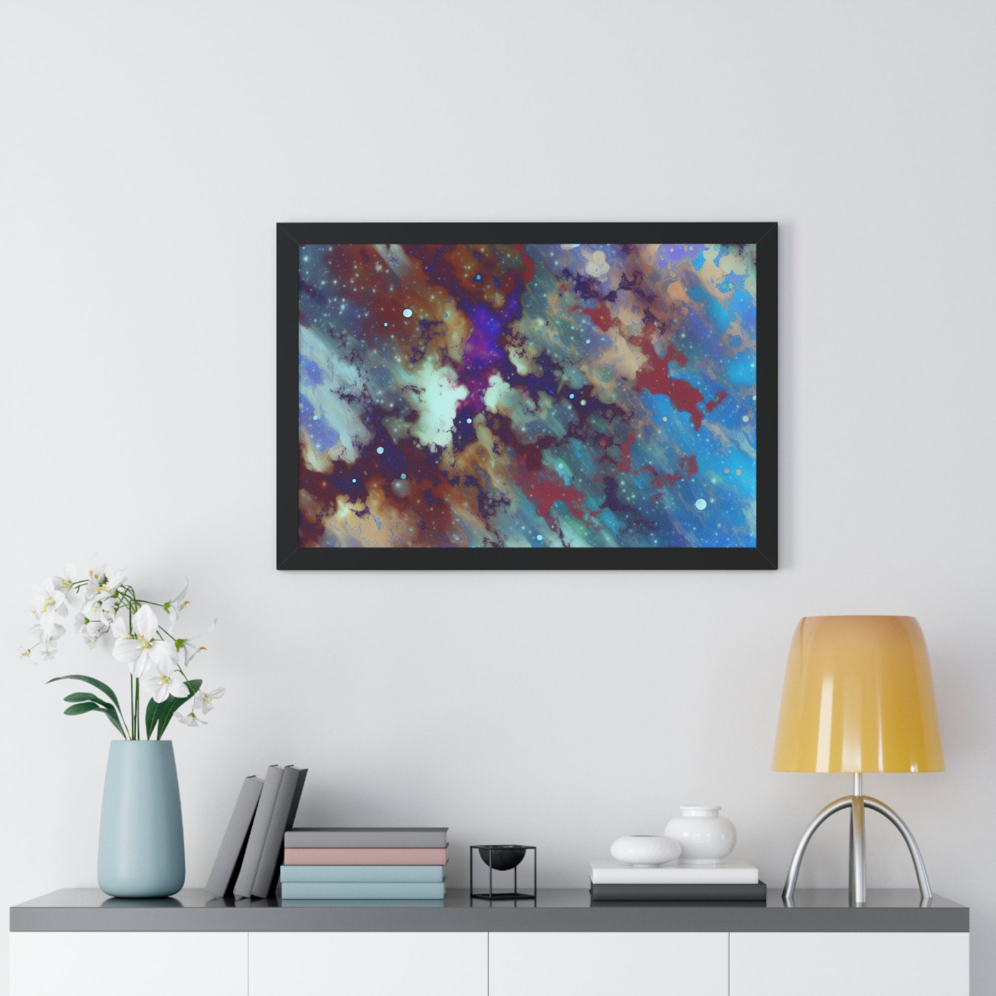 Stellar Whispers and Cosmic Dreams | Framed Print