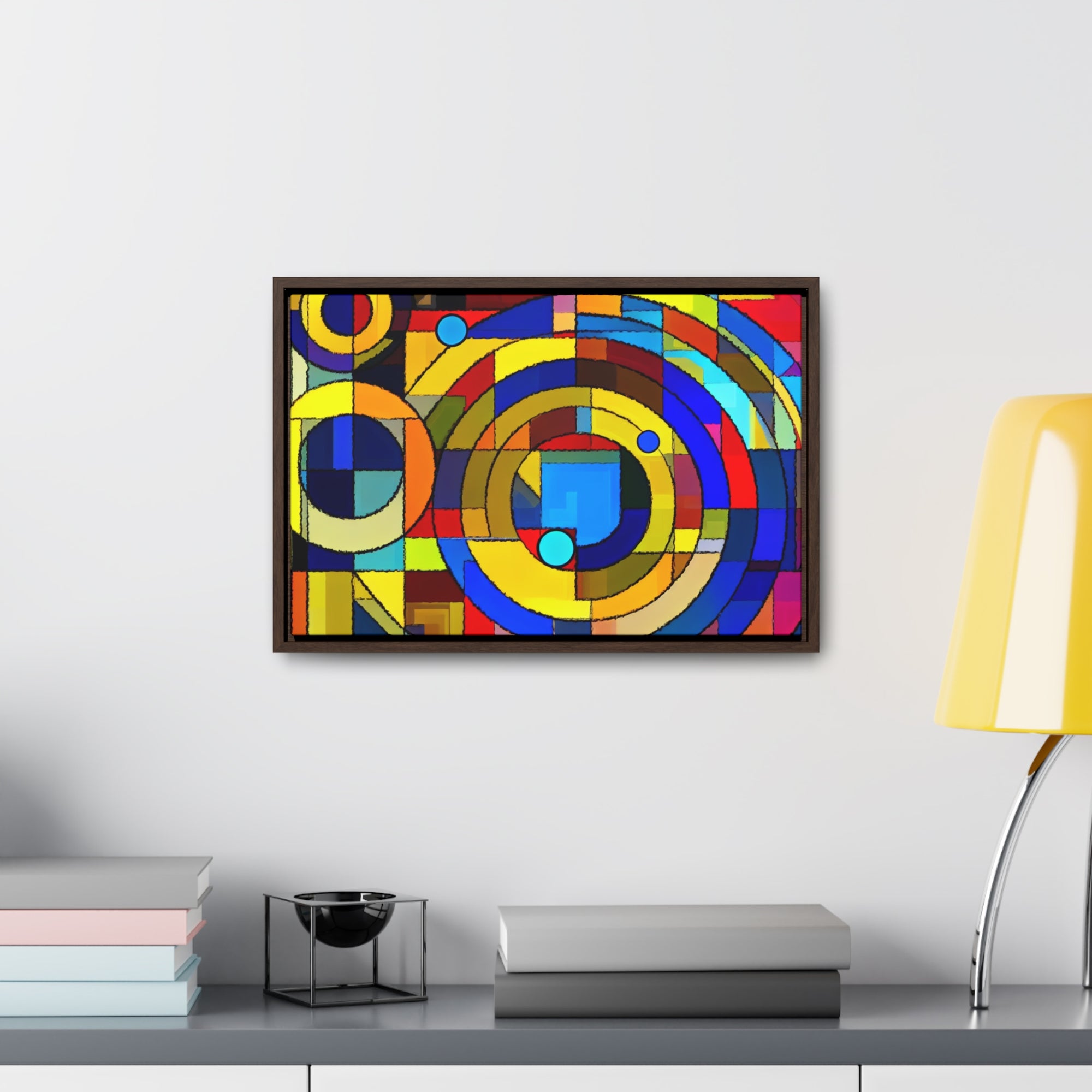 Dynamic Chaos and Harmony | Framed Canvas