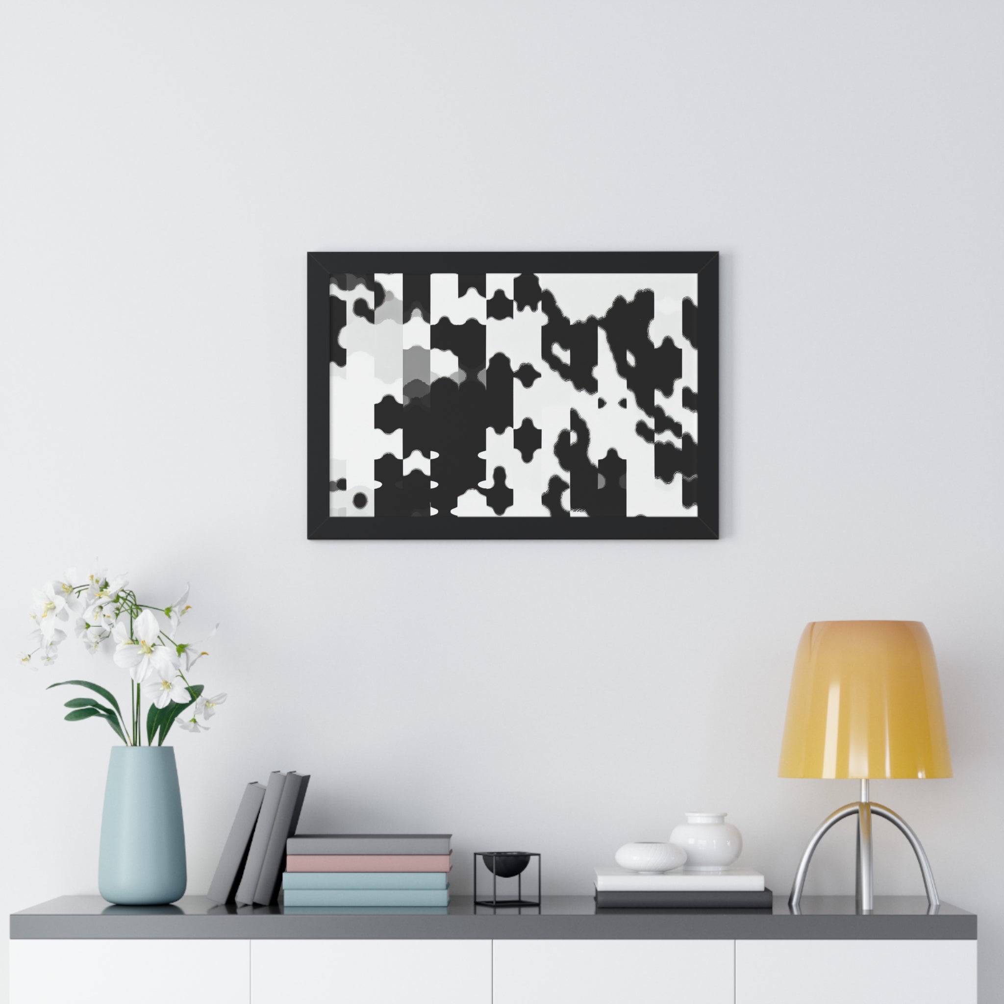 Tension in Monochrome | Framed Print