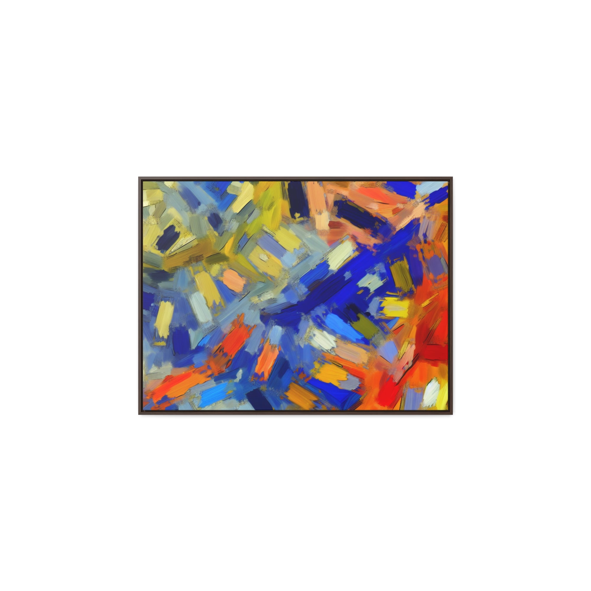 Chromatic Dance of Emotion | Framed Canvas