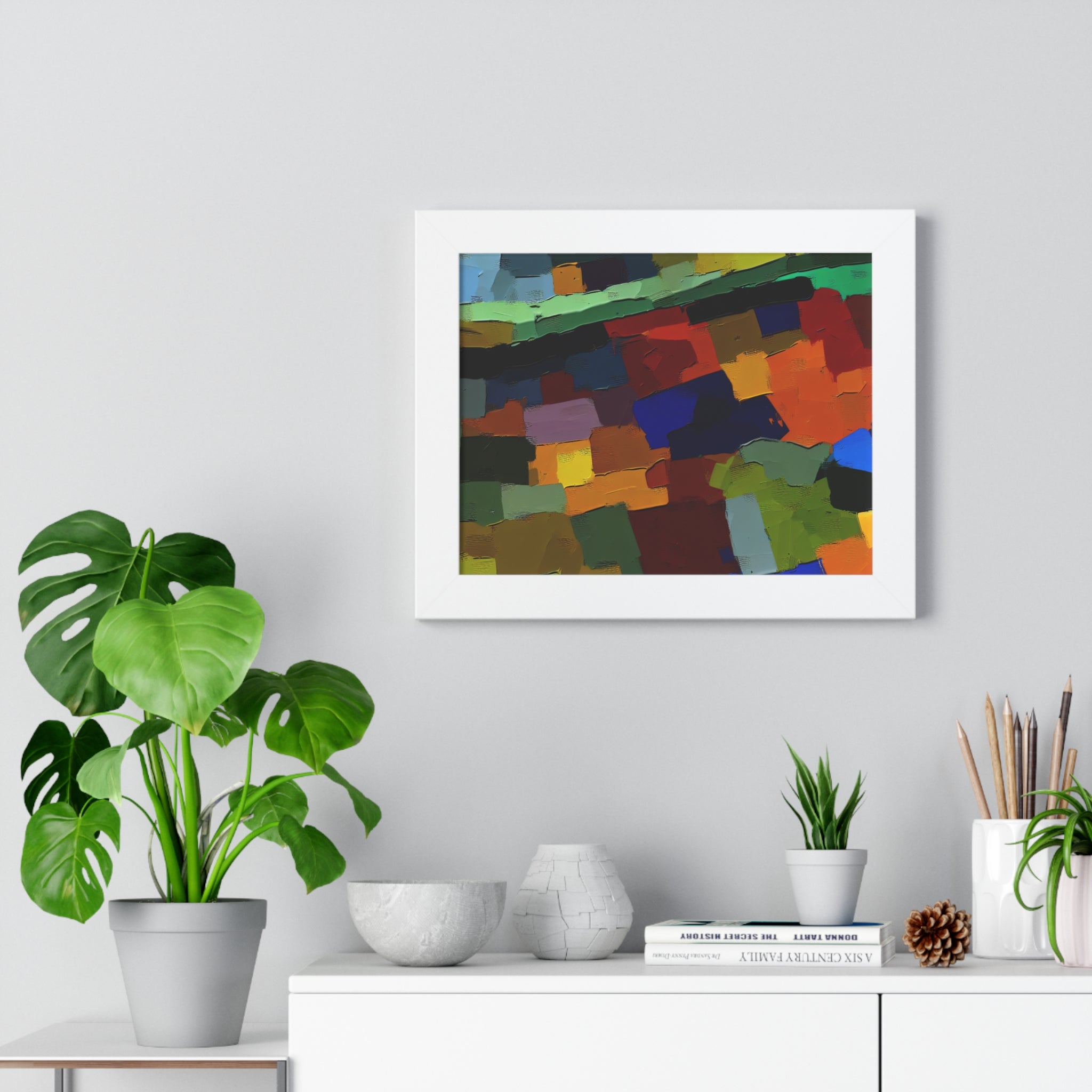 Chromatic Drift and Depth | Framed Print