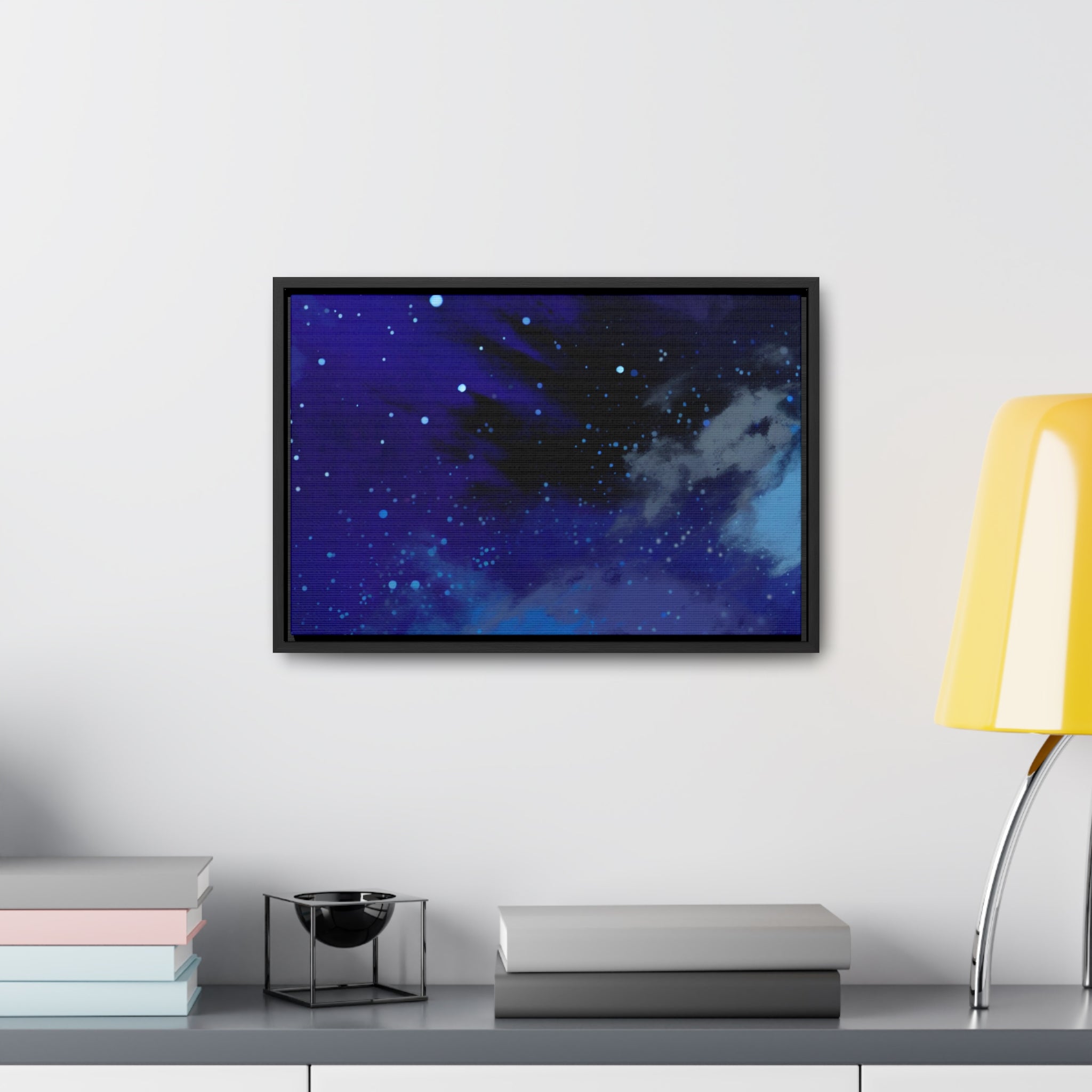 Ethereal Celestial Whirlwind | Framed Canvas