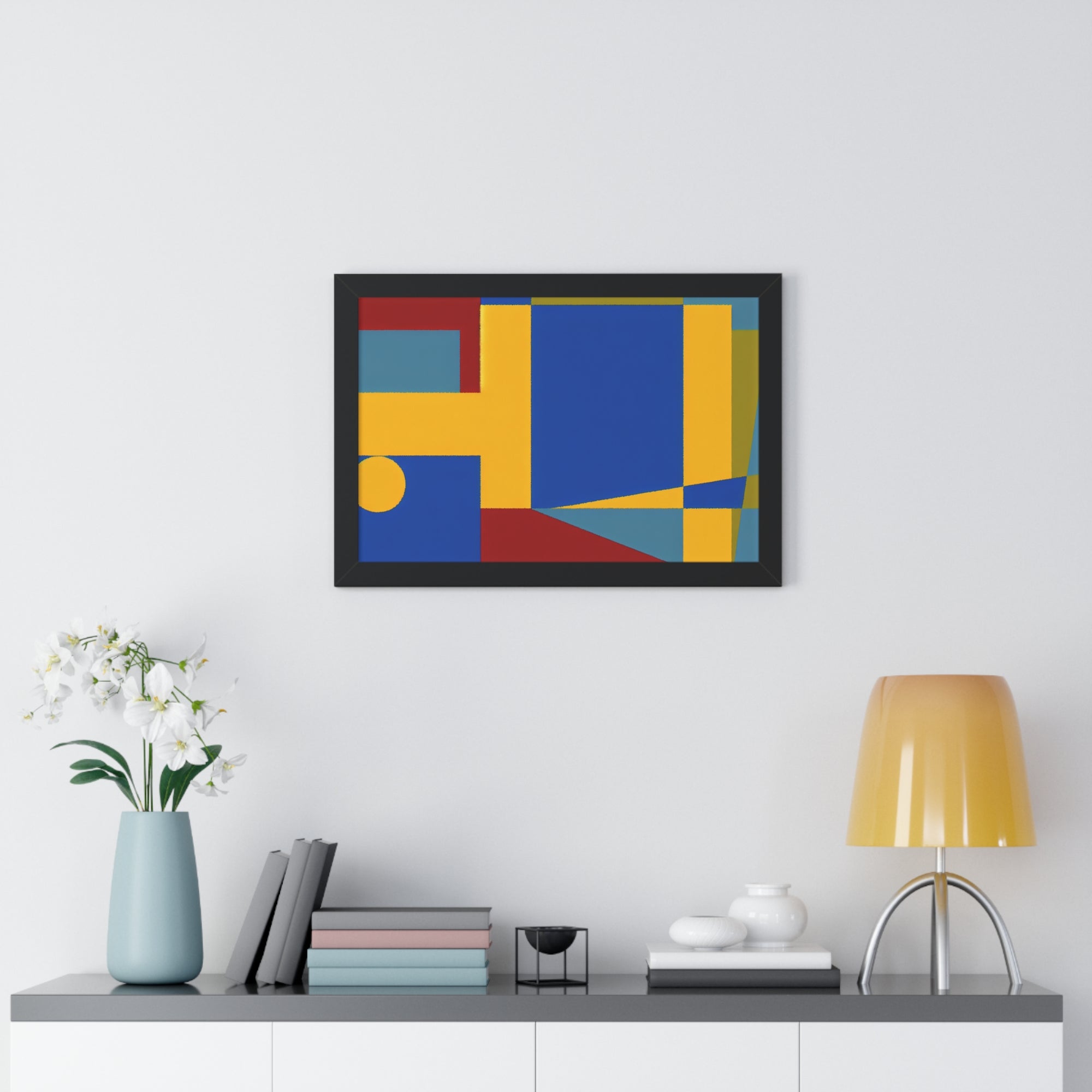 Chromatic Harmony and Motion | Framed Print