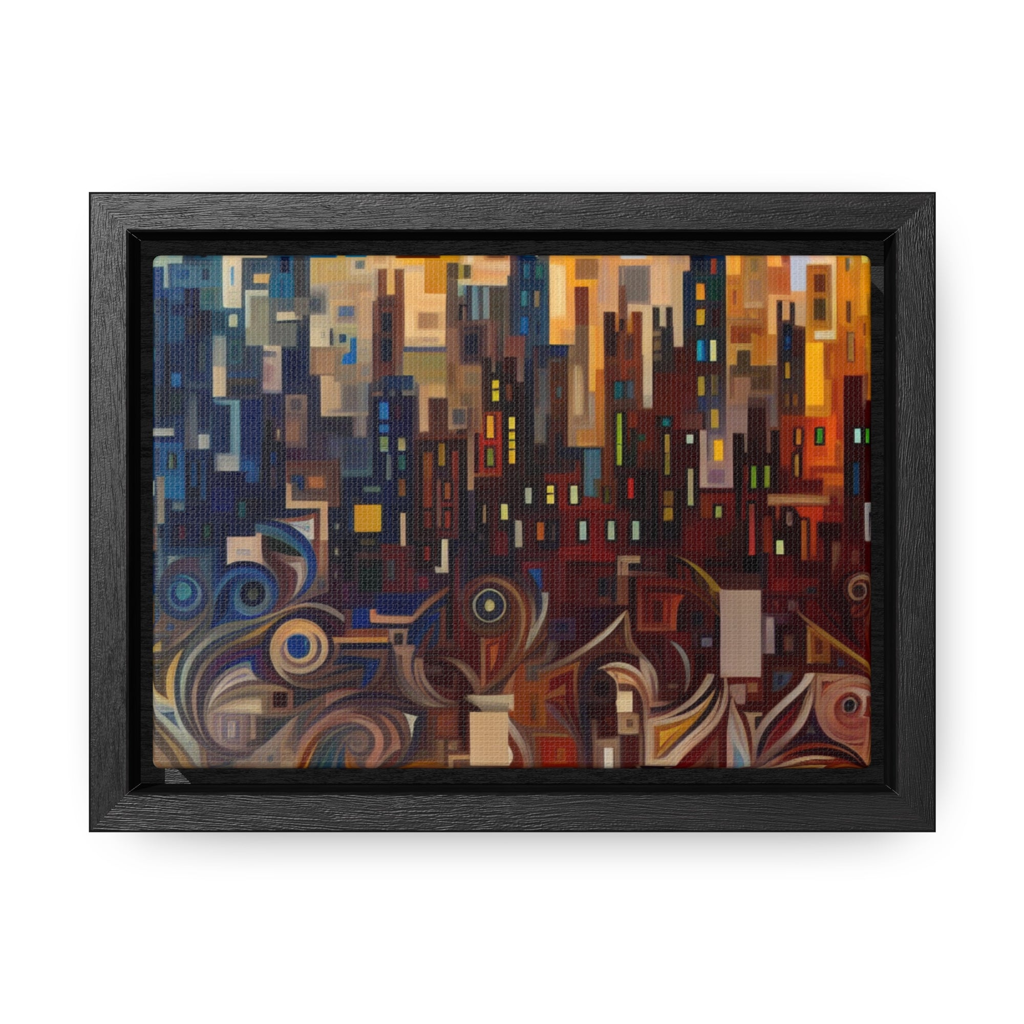 Metropolitan Rhythm | Framed Canvas