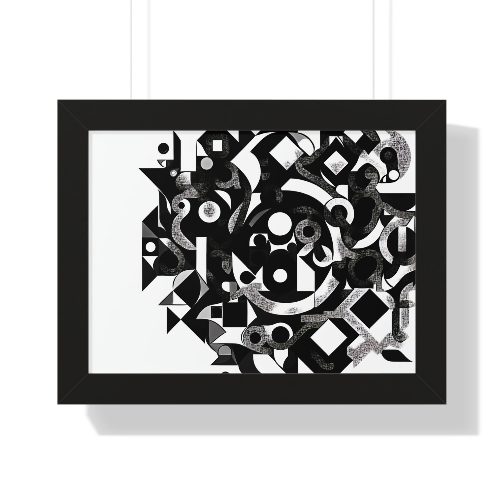 Eclipse of Contrast | Framed Print