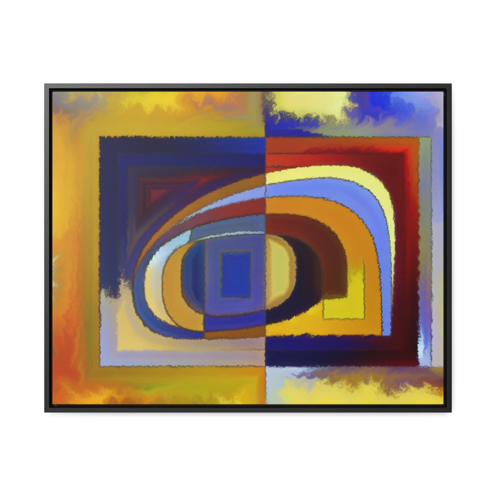 Chromatic Whispers and Dreams | Framed Canvas