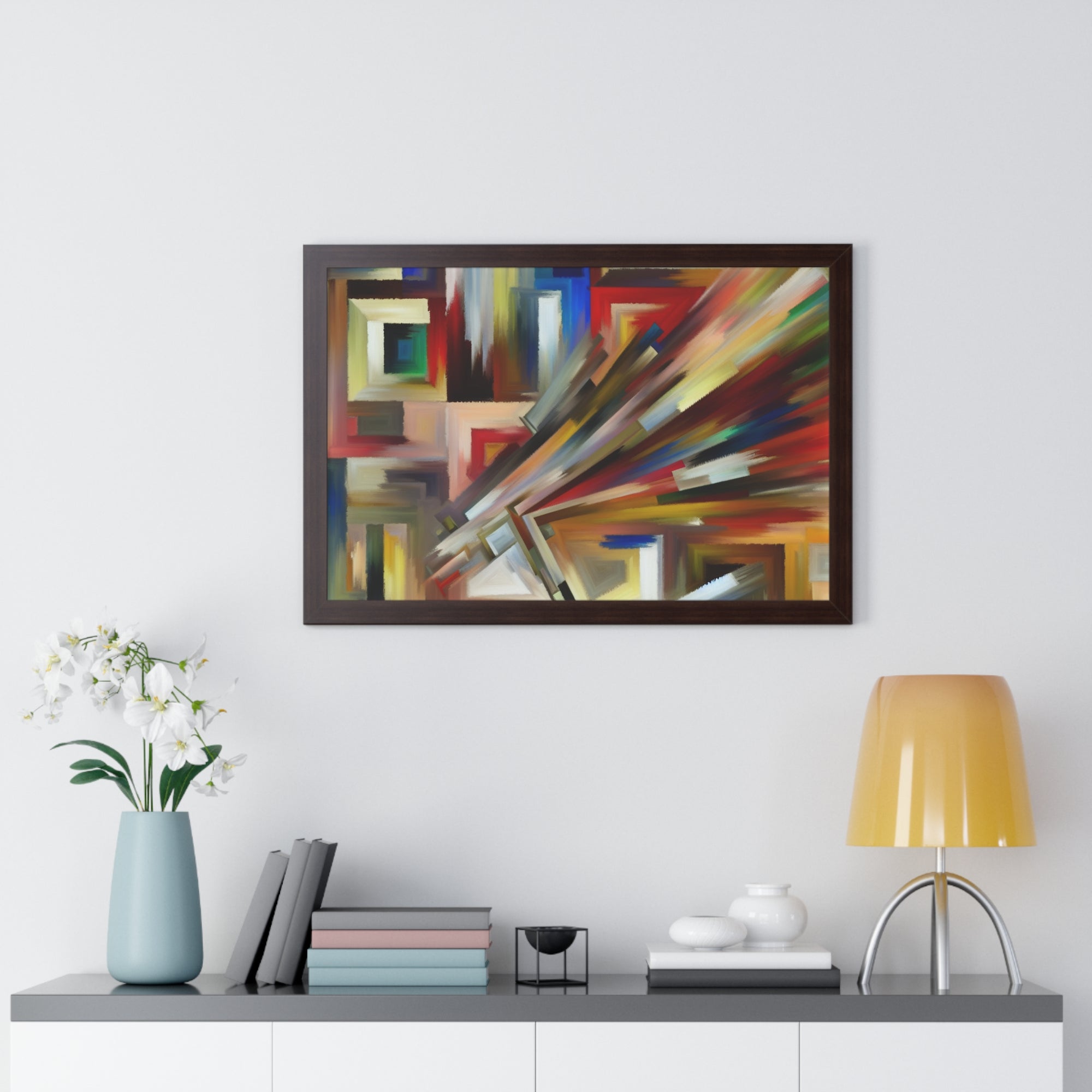 Urban Velocity and Chaos | Framed Print