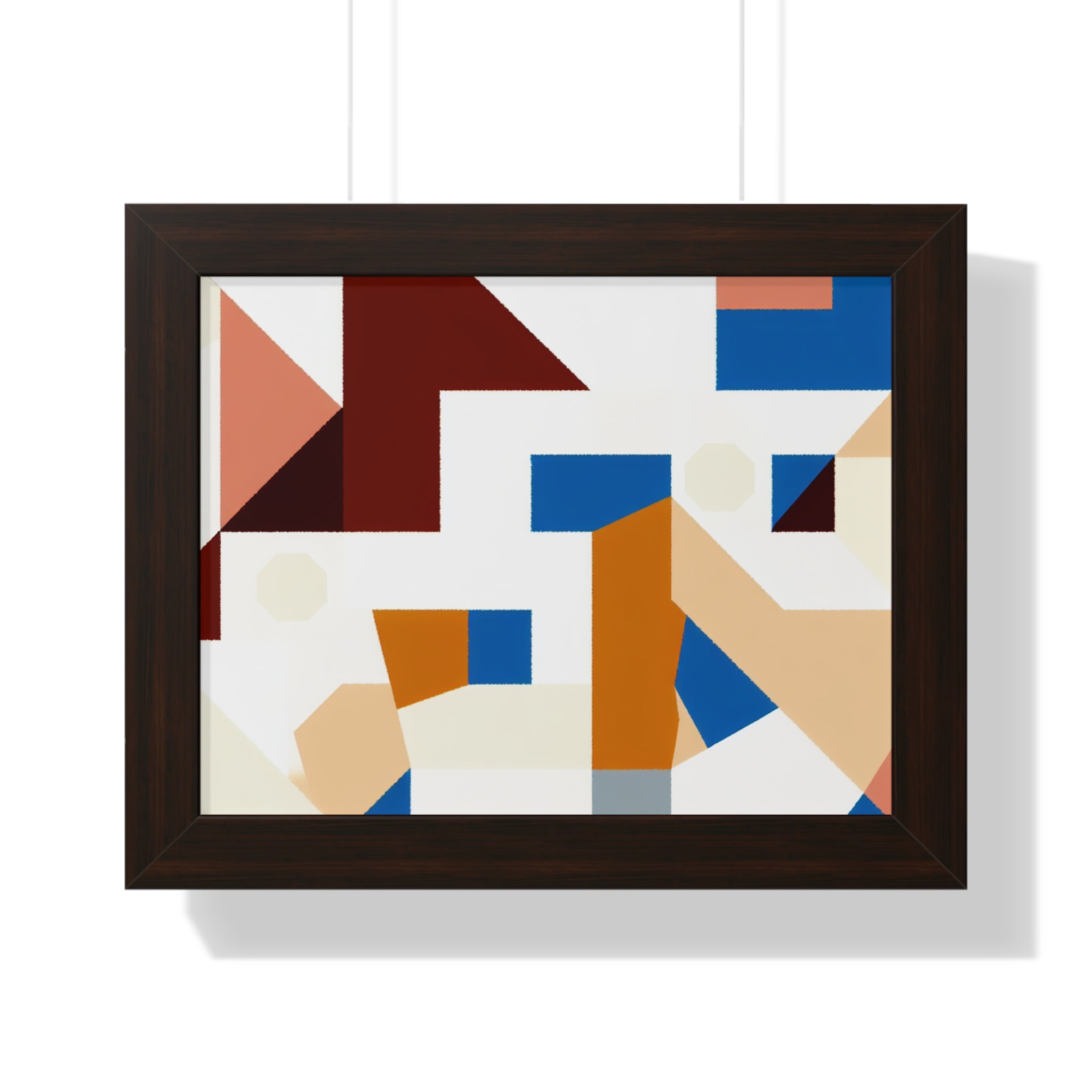 Rhythmic Fragments of Color | Framed Print