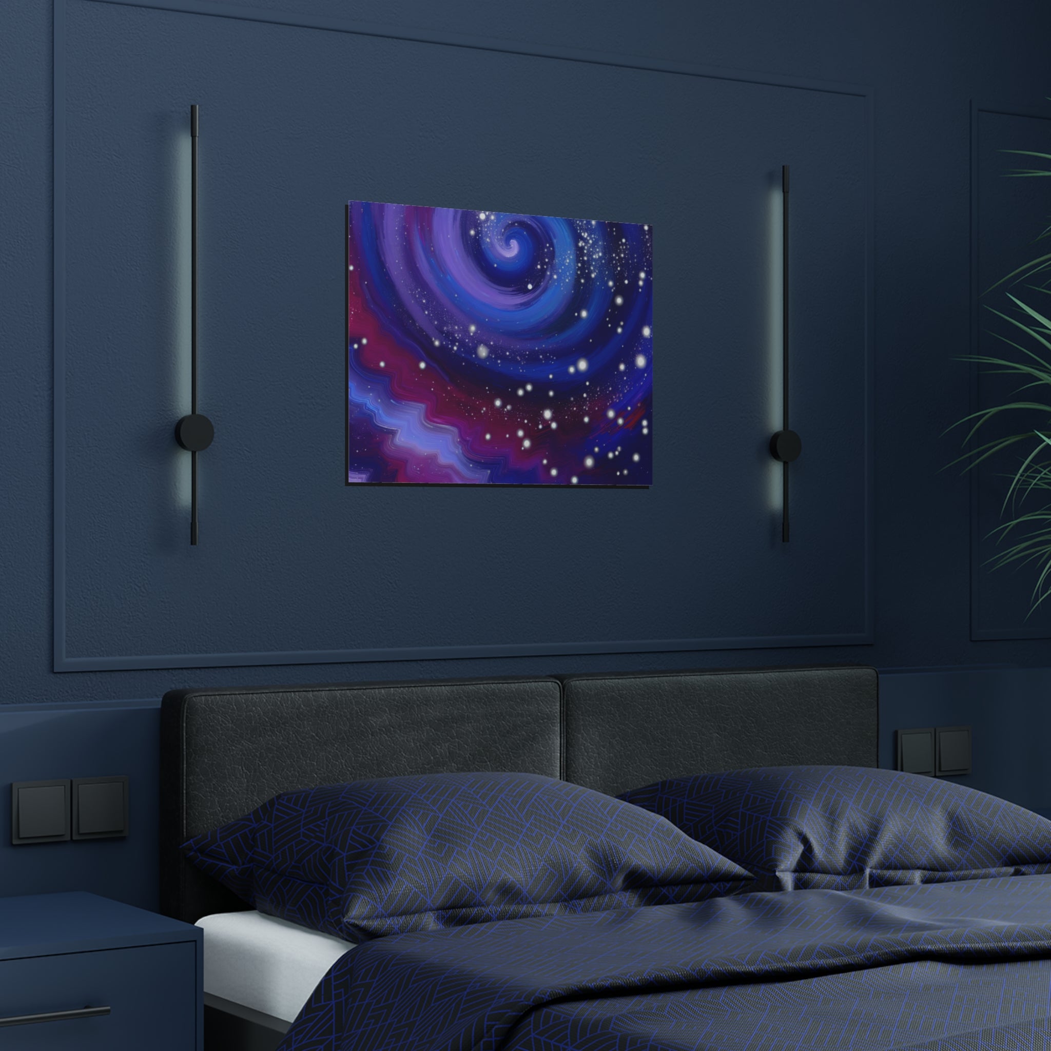 Celestial Whirlwind Dreams | Satin Print