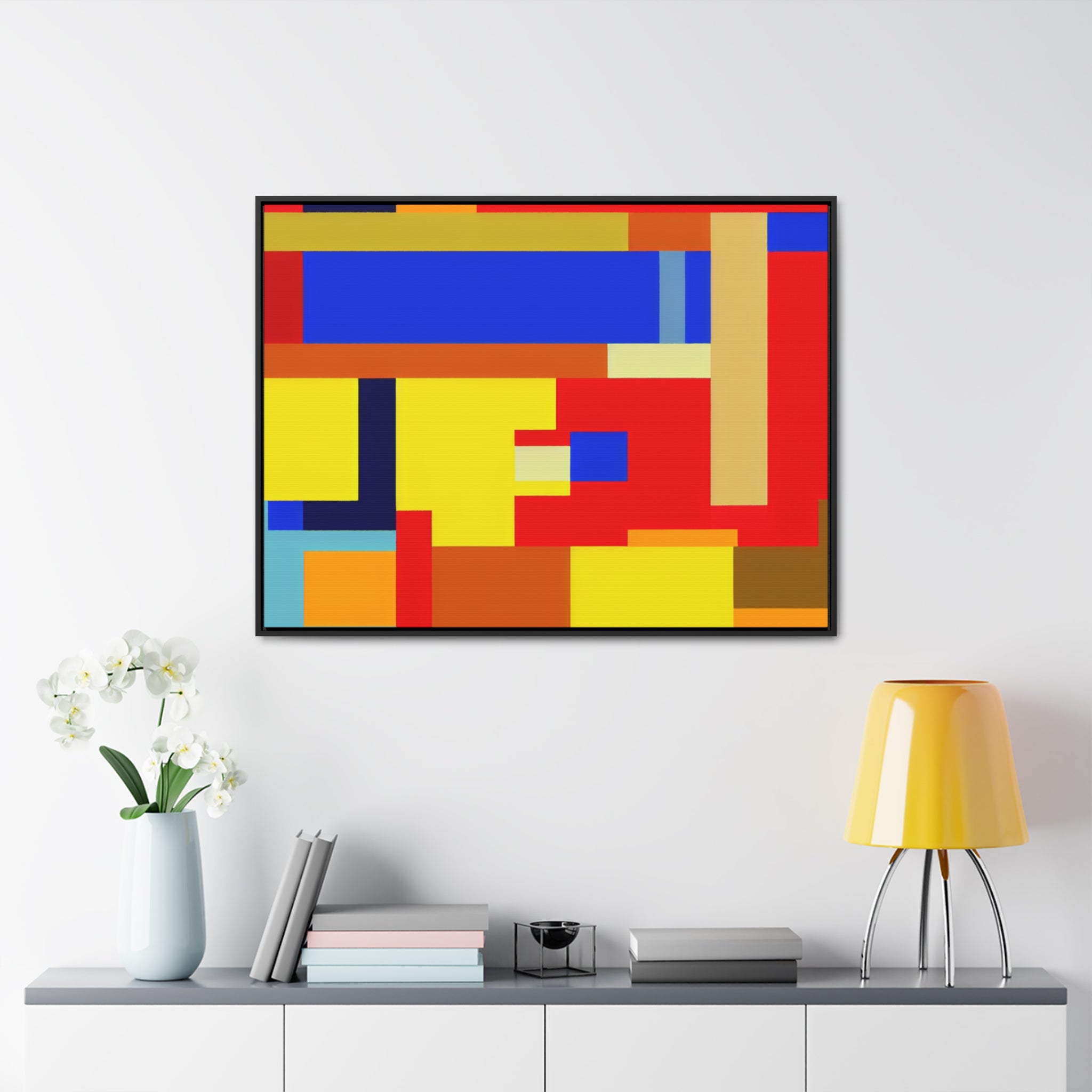 Vibrant Harmony Unleashed | Framed Canvas