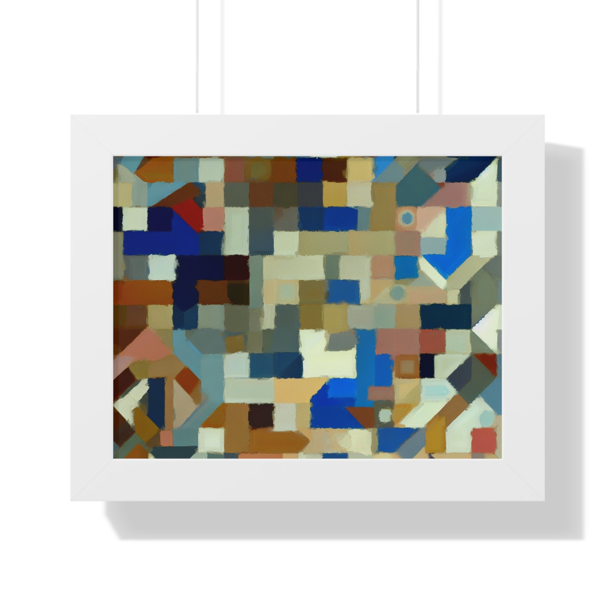 Fractured Symphony of Color | Framed Print