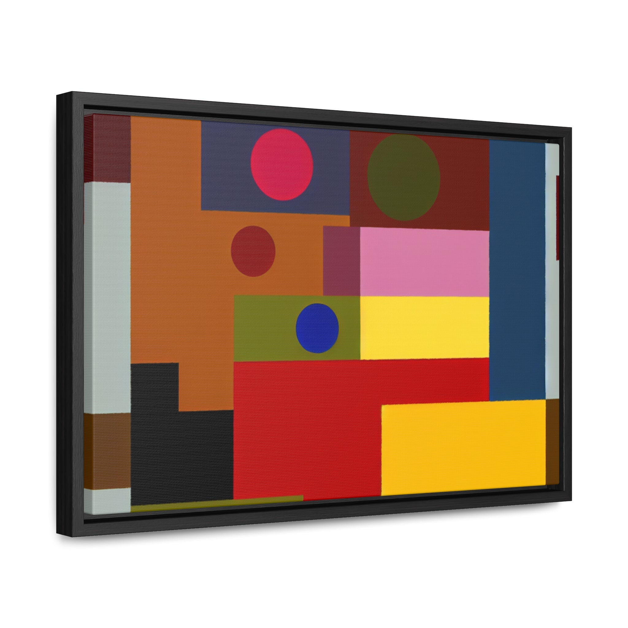 Radiant Geometry Unveiled | Framed Canvas