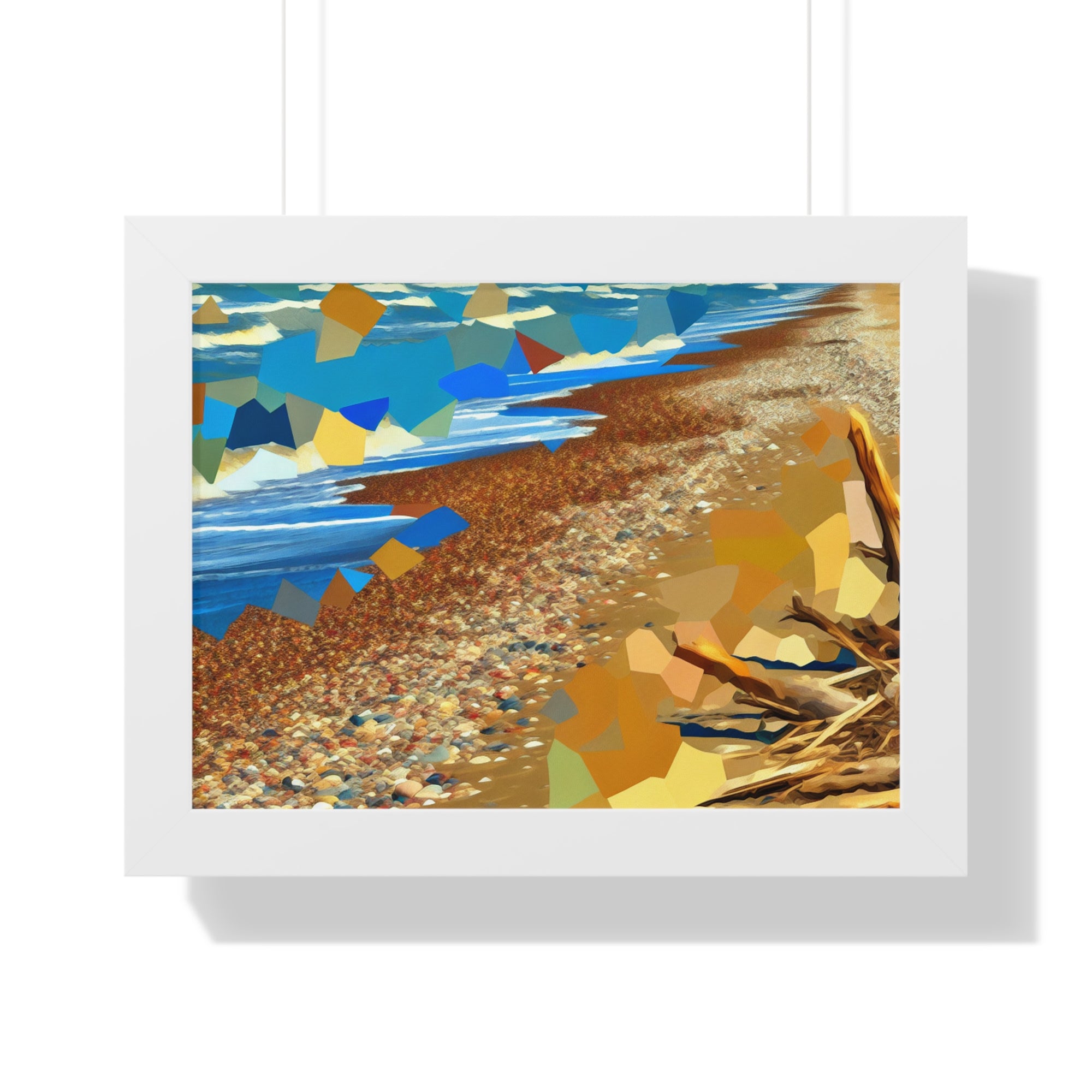 Tidal Whispers and Sunlight | Framed Print