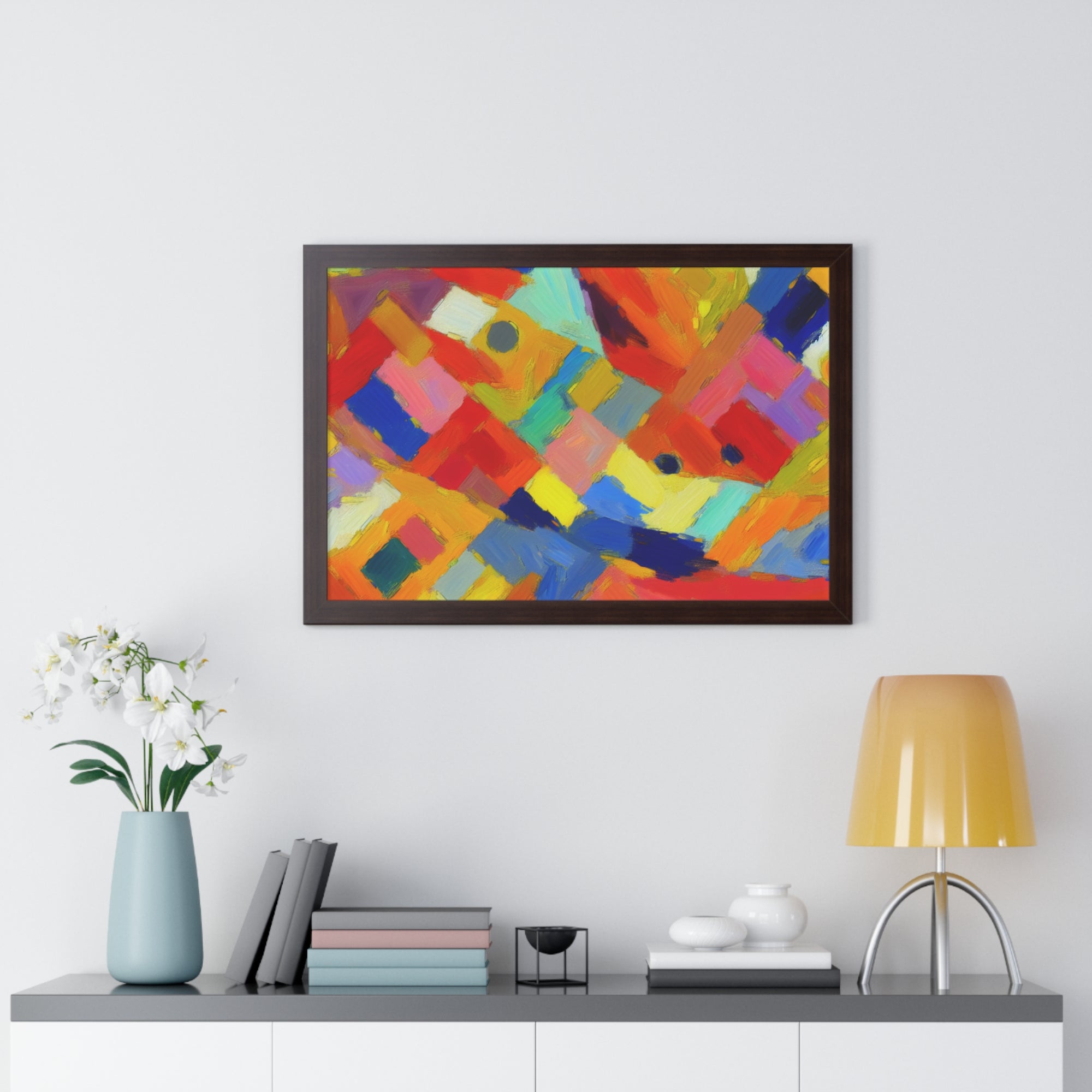 Dynamic Harmony in Color | Framed Print