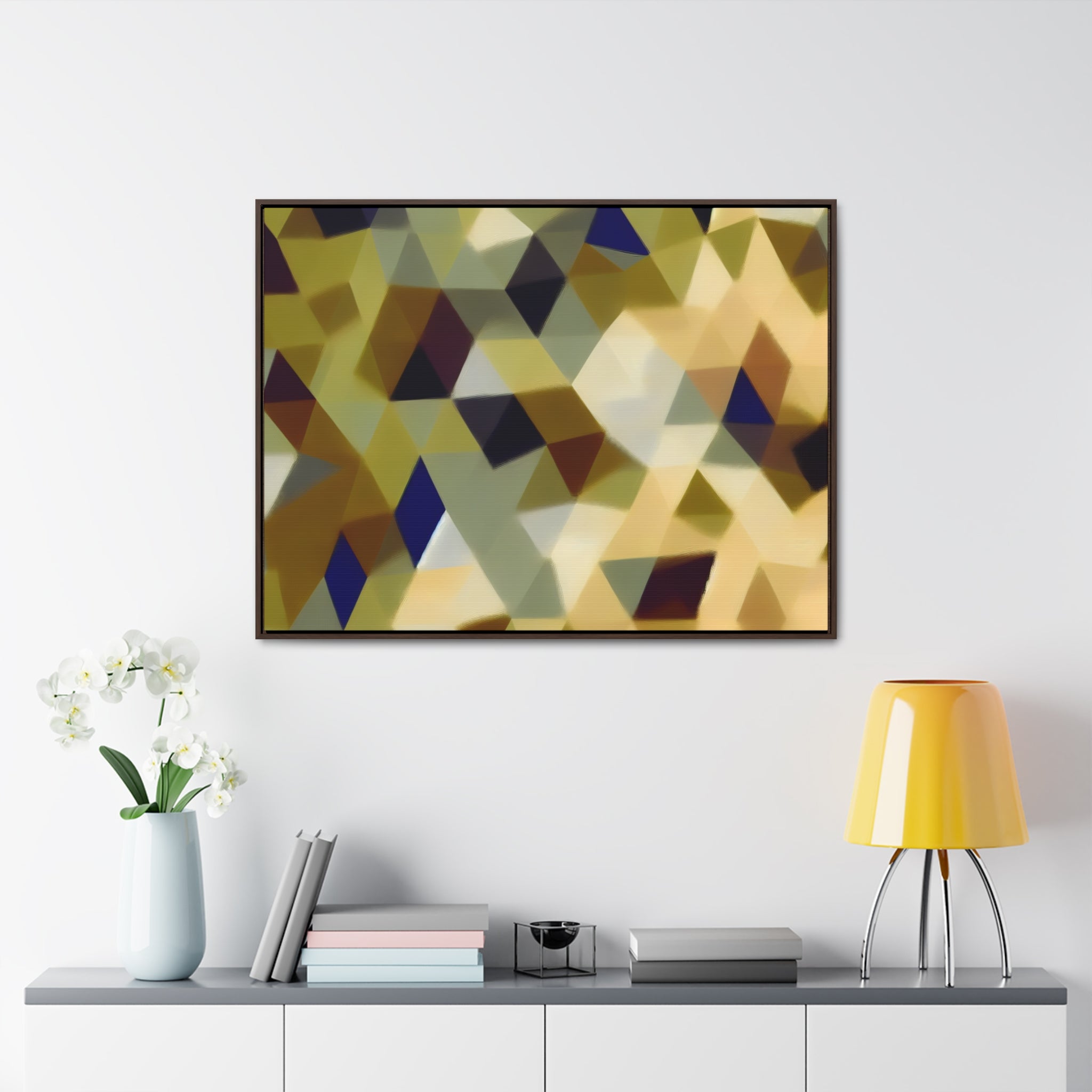 Retro Reflections and Whispers | Framed Canvas