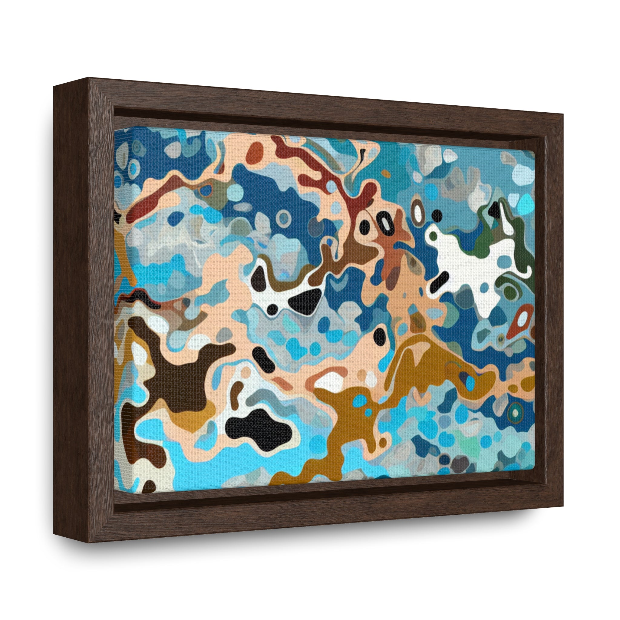 Tidal Whispers and Sands | Framed Canvas