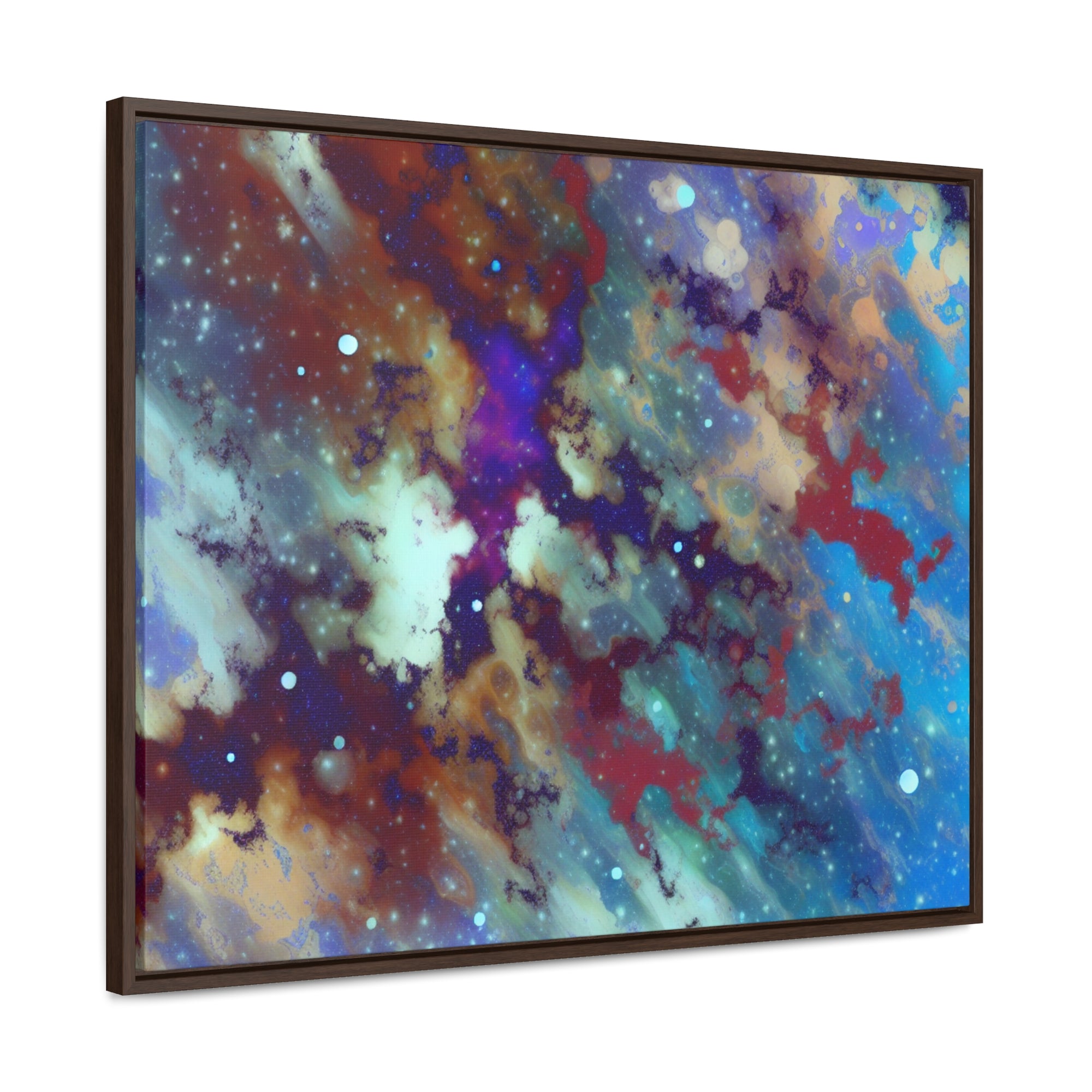 Stellar Whispers and Cosmic Dreams | Framed Canvas