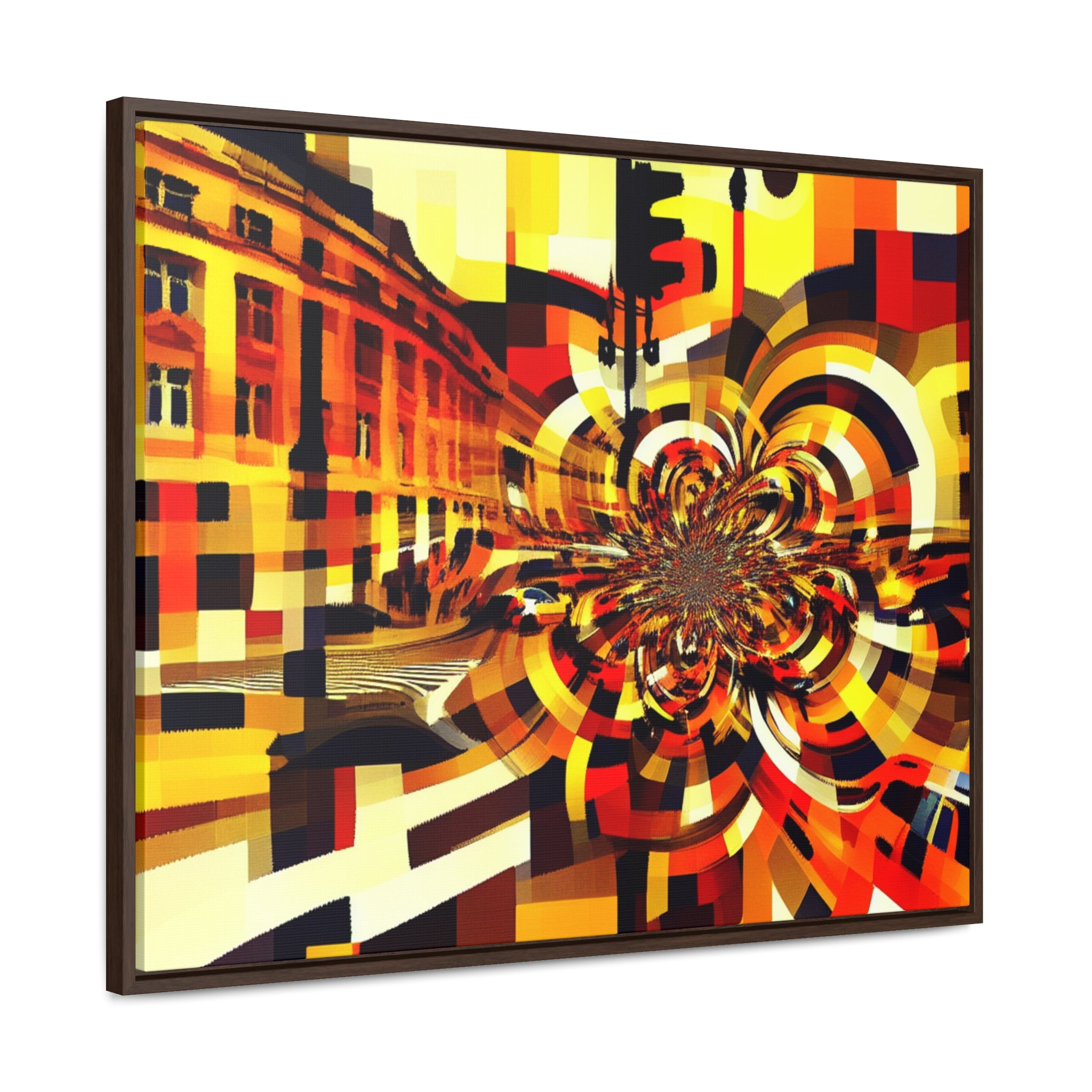 Urban Rhythm and Pulse | Framed Canvas