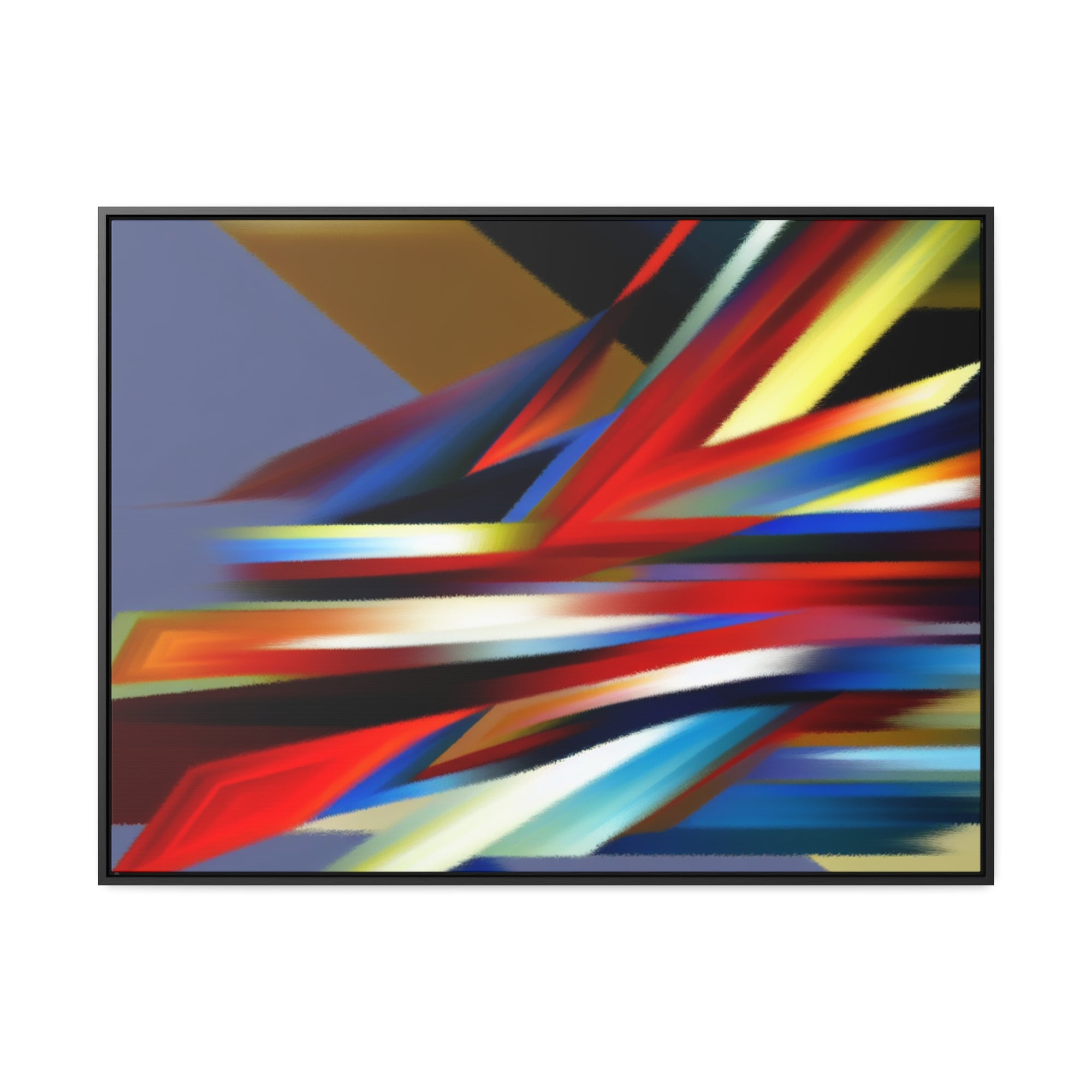 Chaotic Harmony Expressed | Framed Canvas