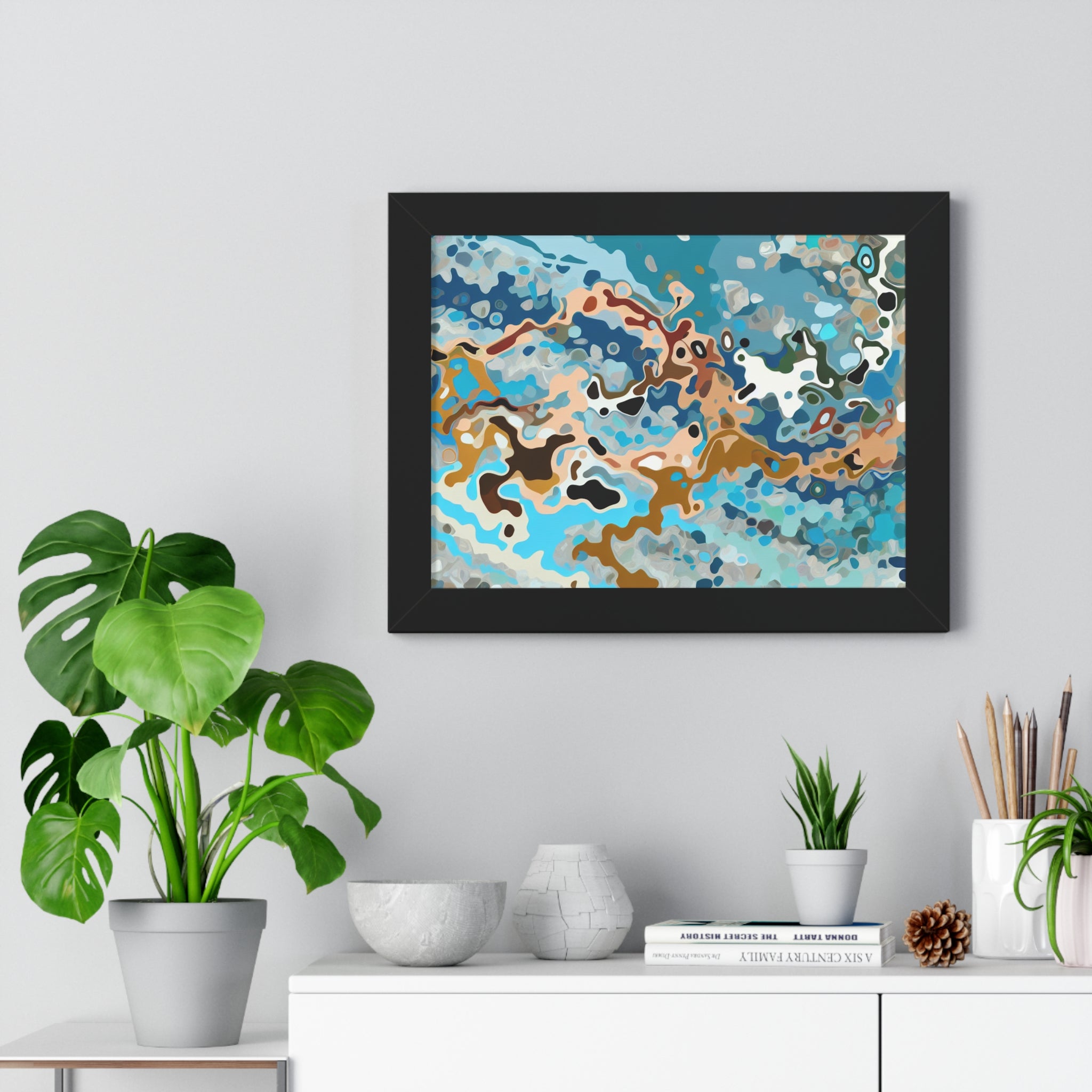 Tidal Whispers and Sands | Framed Print