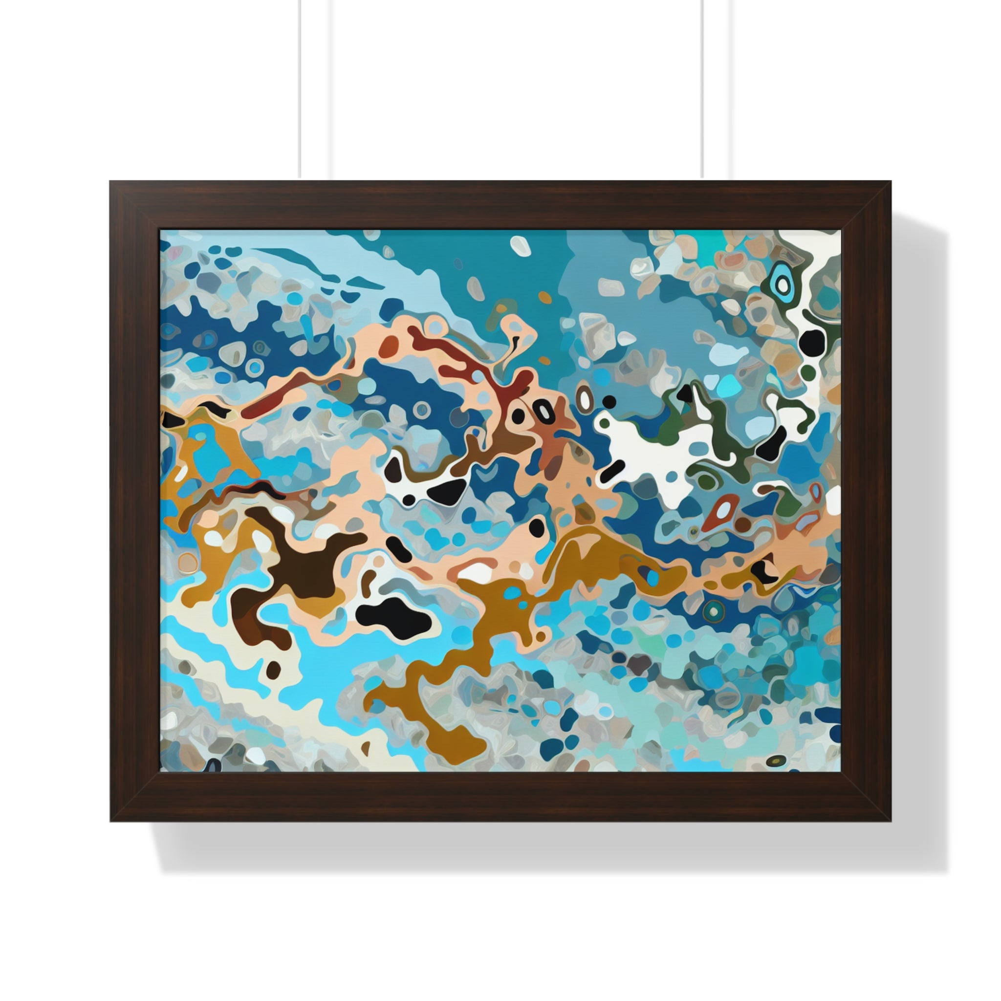 Tidal Whispers and Sands | Framed Print